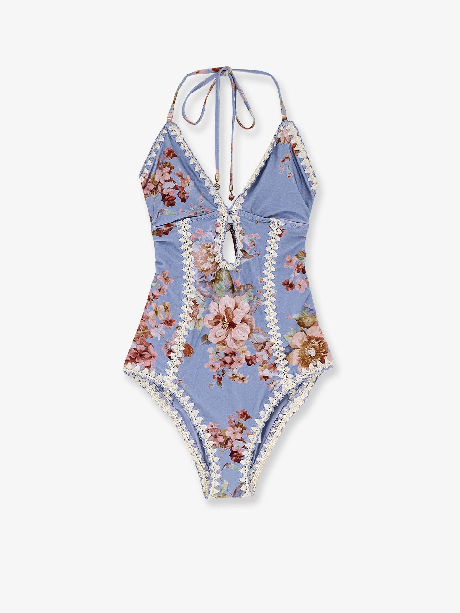 Zimmermann Awaken Crochet One-Piece Swimsuit Size L / US 10 / IT 46 - 1 Thumbnail