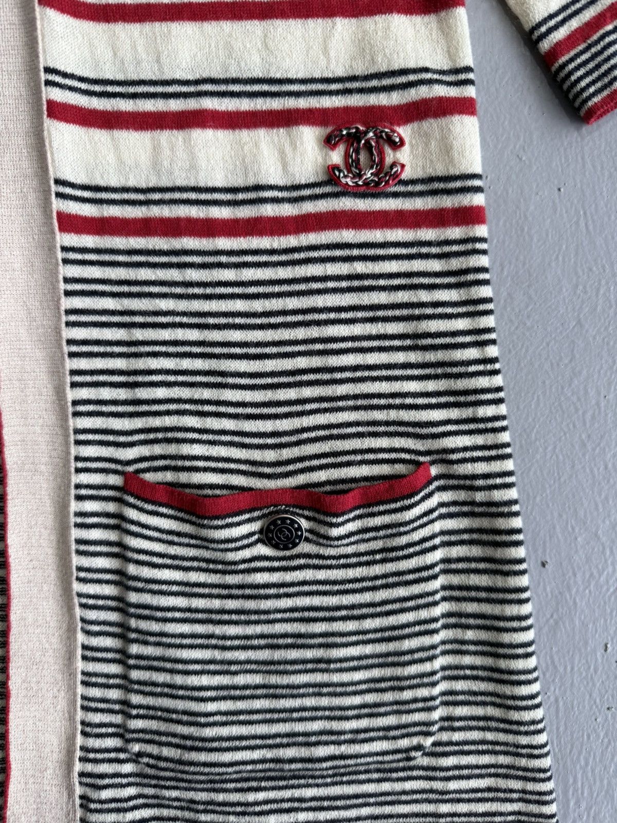 Chanel Chanel - Stripes Long Cardigan Size XS / US 0-2 / IT 36-38 - 3 Thumbnail