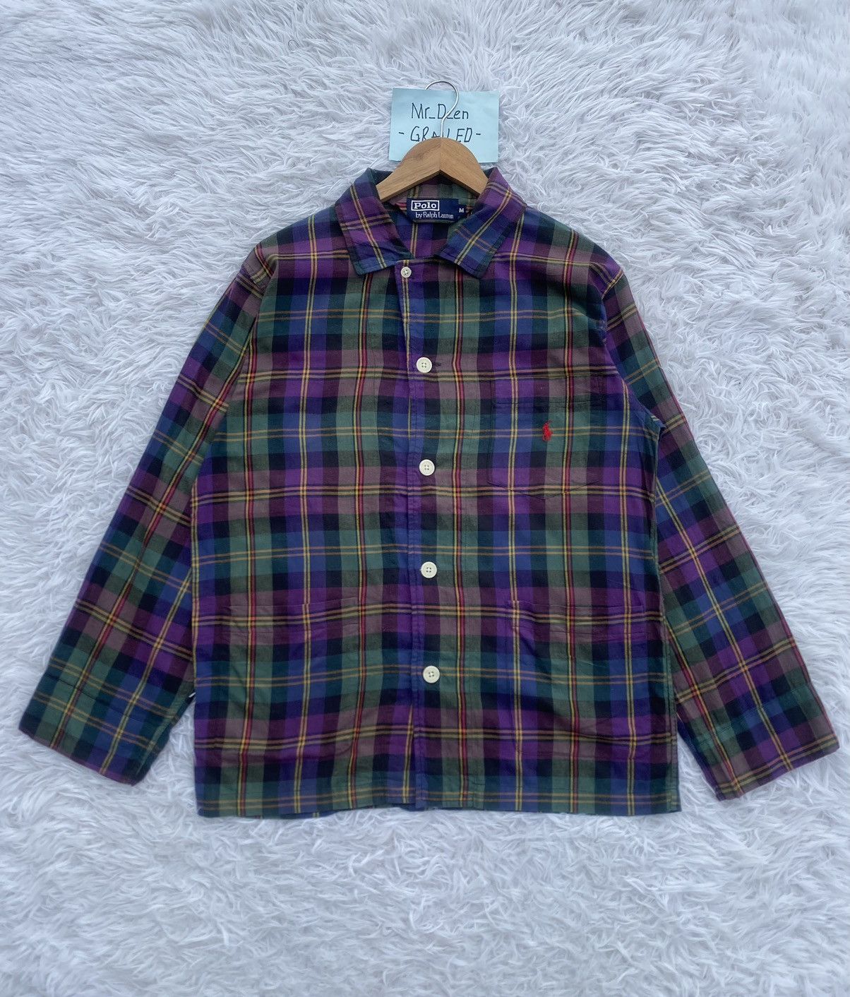 Polo Ralph Lauren Rare Polo Ralph Lauren Checkered Buttons Up Shirt Size US M / EU 48-50 / 2 - 1 Thumbnail