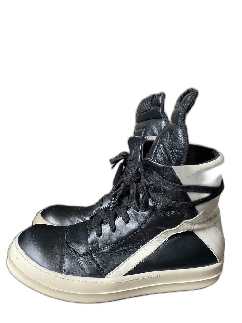 Rick Owens Rick Owens High-Top Leather Sneakers Size 40 Size US 7 / EU 40 - 1 Thumbnail