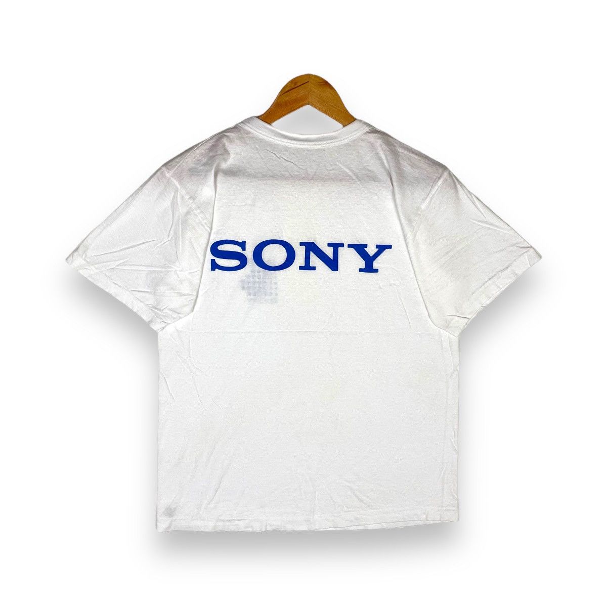 image of 80's Sony Promo Tee in White, Men's (Size Medium)