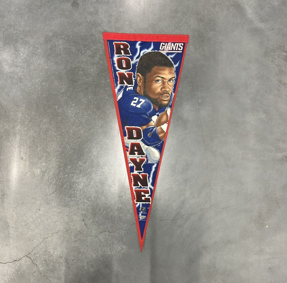 NFL × Vintage 1995 Ron Dayne NY Giants pennant Size ONE SIZE - 1 Thumbnail