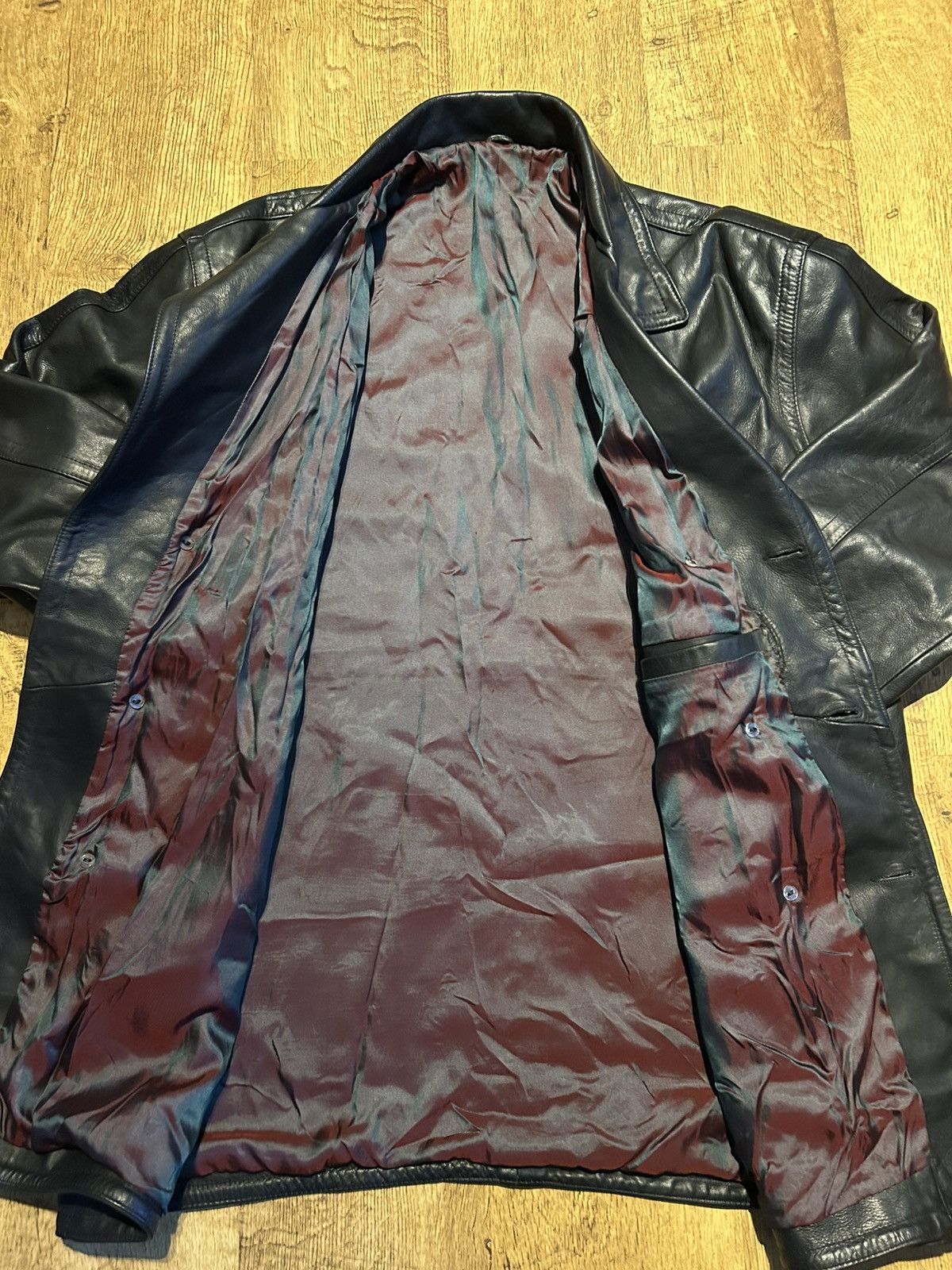 Other Vintage Leather Double breasted jacket Size US M / EU 48-50 / 2 - 5 Thumbnail