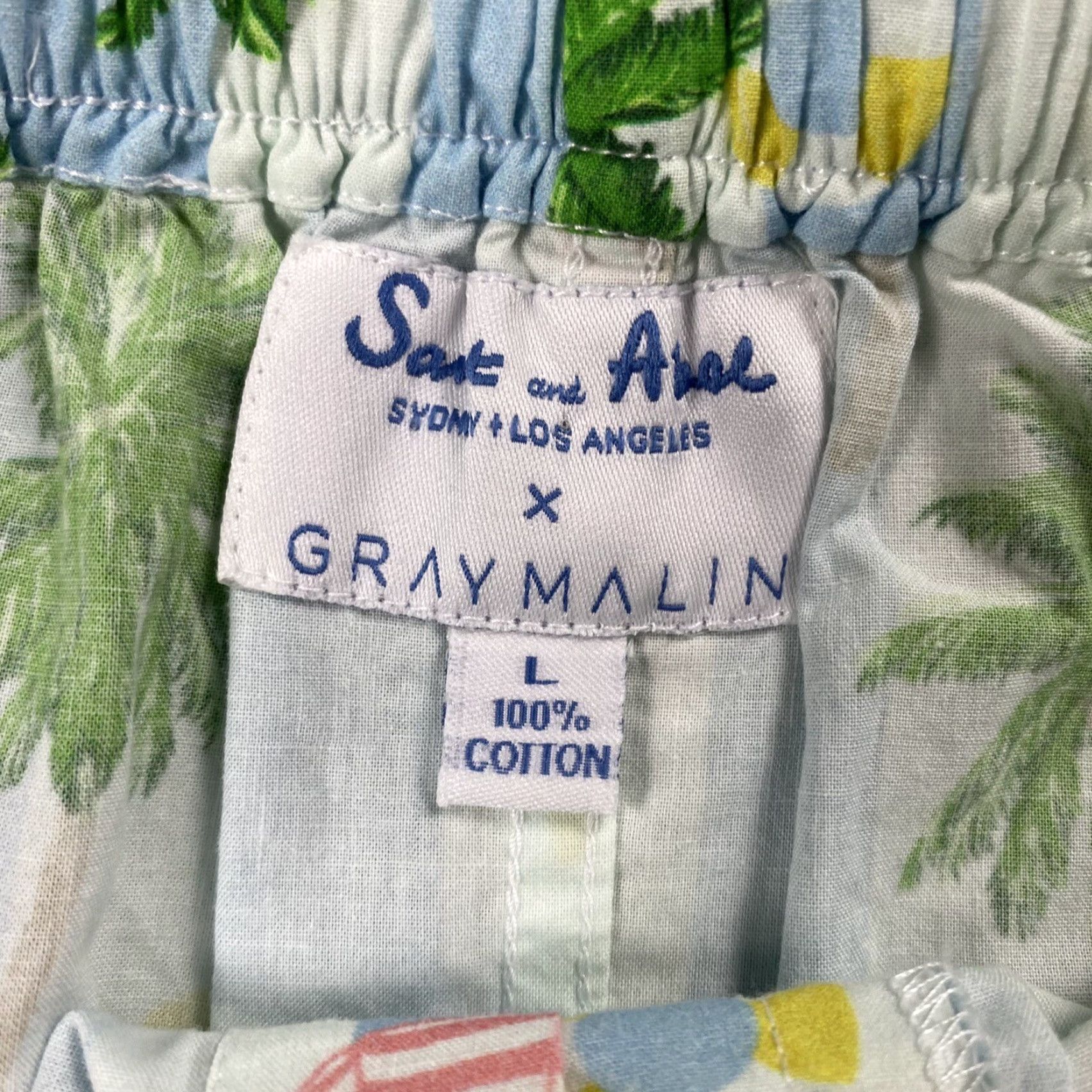 Vintage SANT AND ABEL Blue Striped Beach Pajama Set Women M Short Sleeve Button Front Size M / US 6-8 / IT 42-44 - 6 Thumbnail
