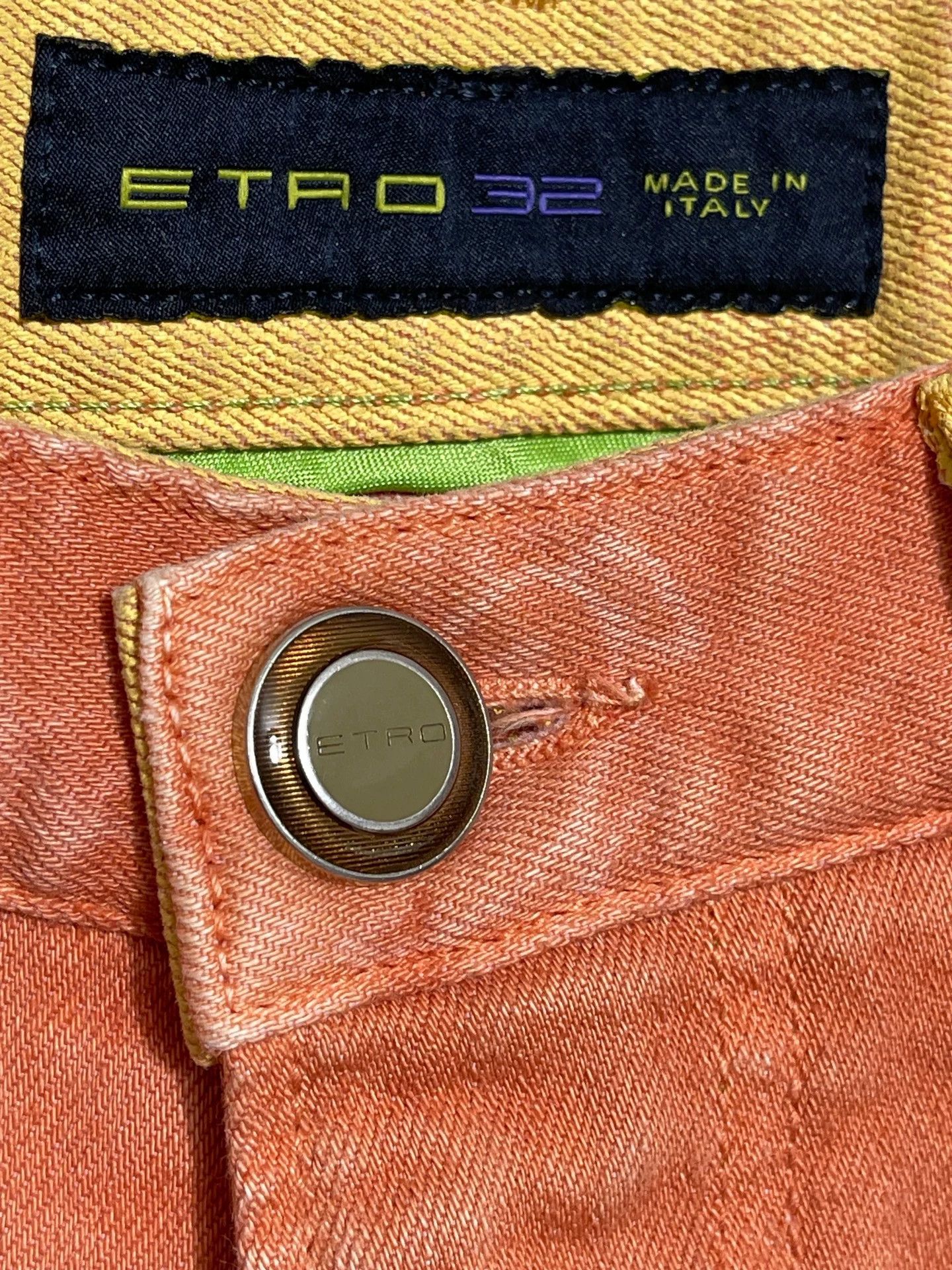Etro Etro Cashew Pattern NWT Mid-Waist Slim Denim 30 Size US 30 / EU 46 - 3 Thumbnail
