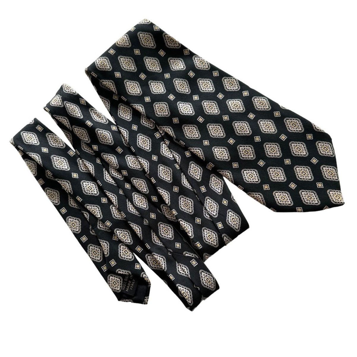 Lanvin Lanvin designer 100% silk medallion print tie 3.5” w Size ONE SIZE - 4 Thumbnail