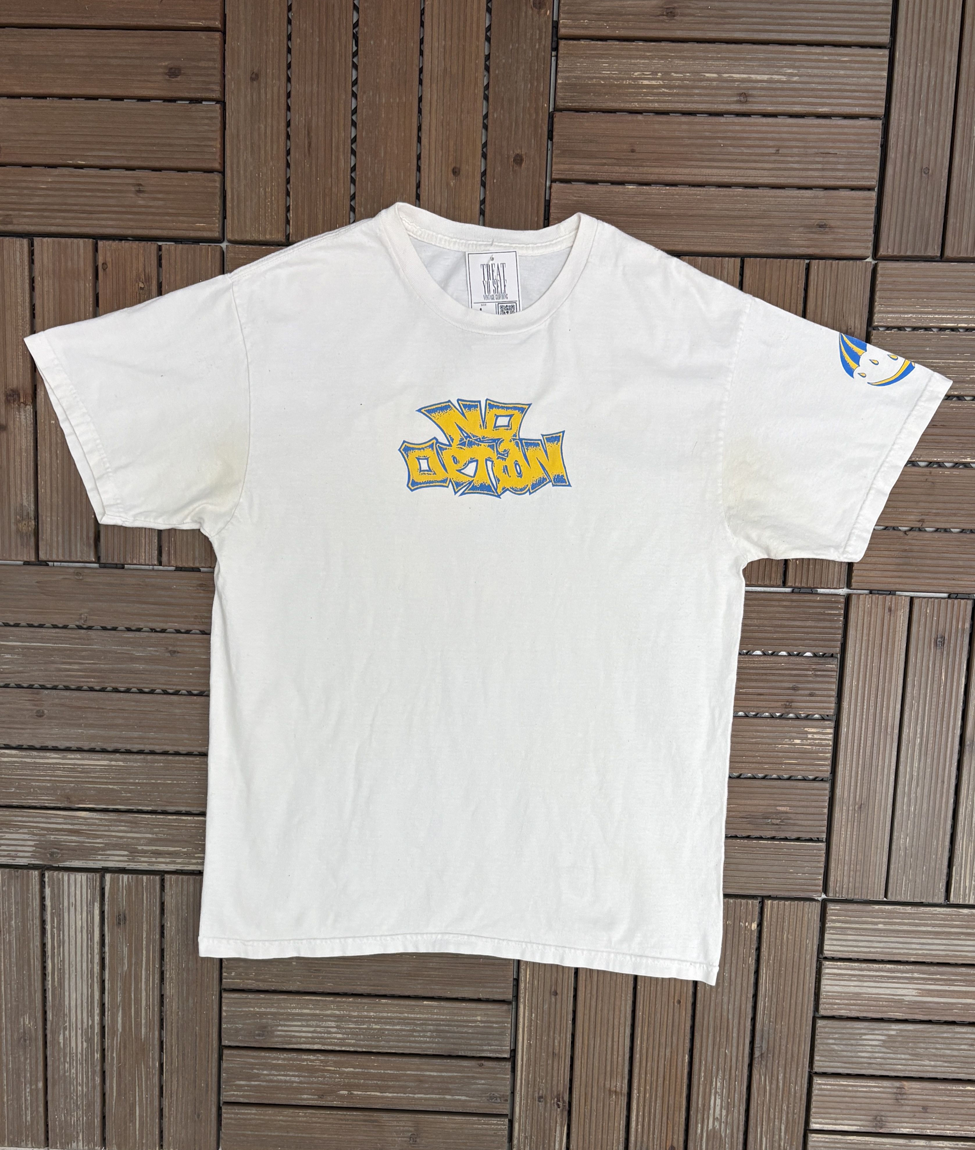 Vintage Delaware Fightin' Blue Hens Vintage White Tee Size US L / EU 52-54 / 3 - 1 Thumbnail