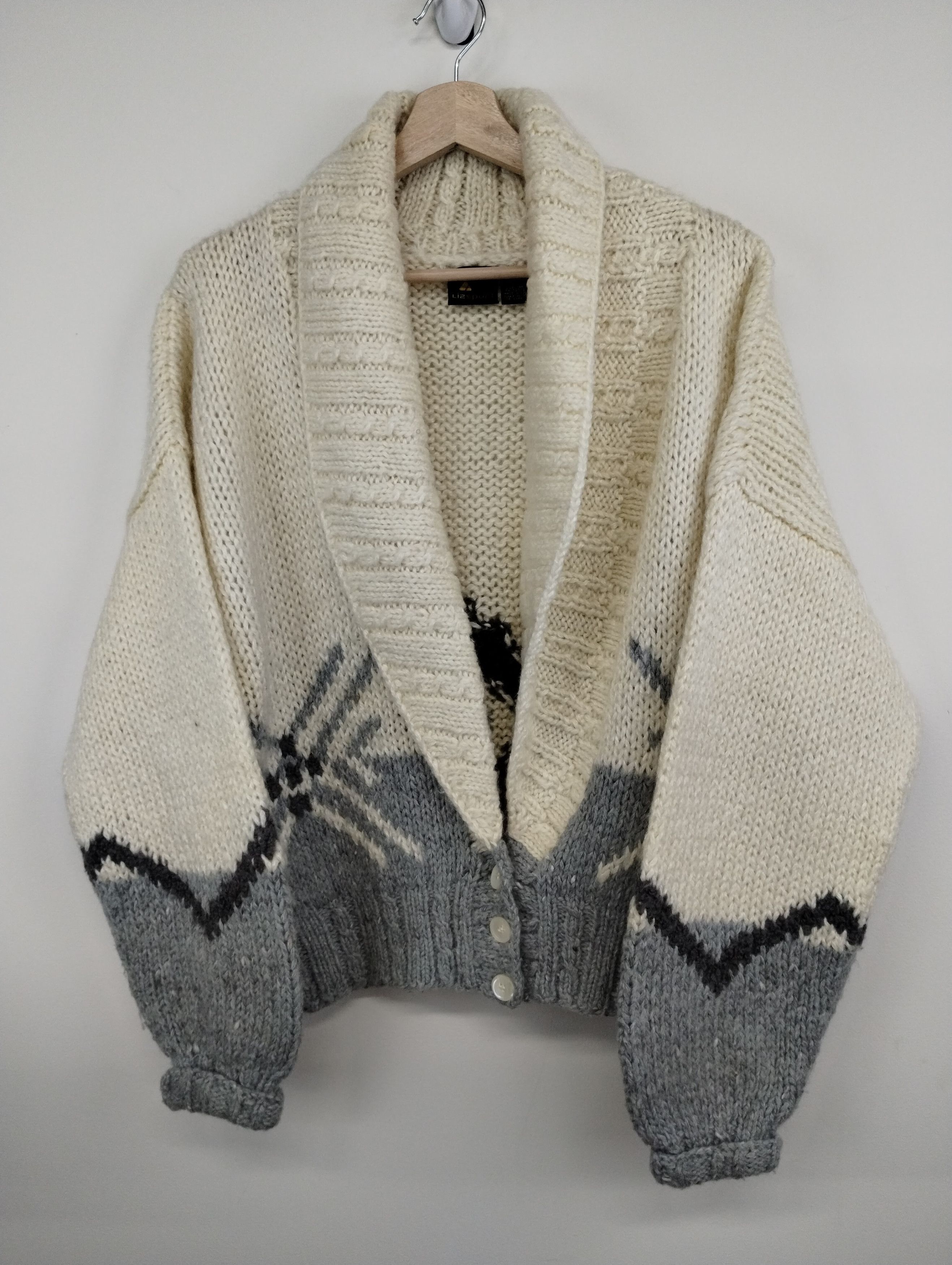 Vintage Vingate 90s Liz Sport Knit Cardigan Size US M / EU 48-50 / 2 - 1 Thumbnail