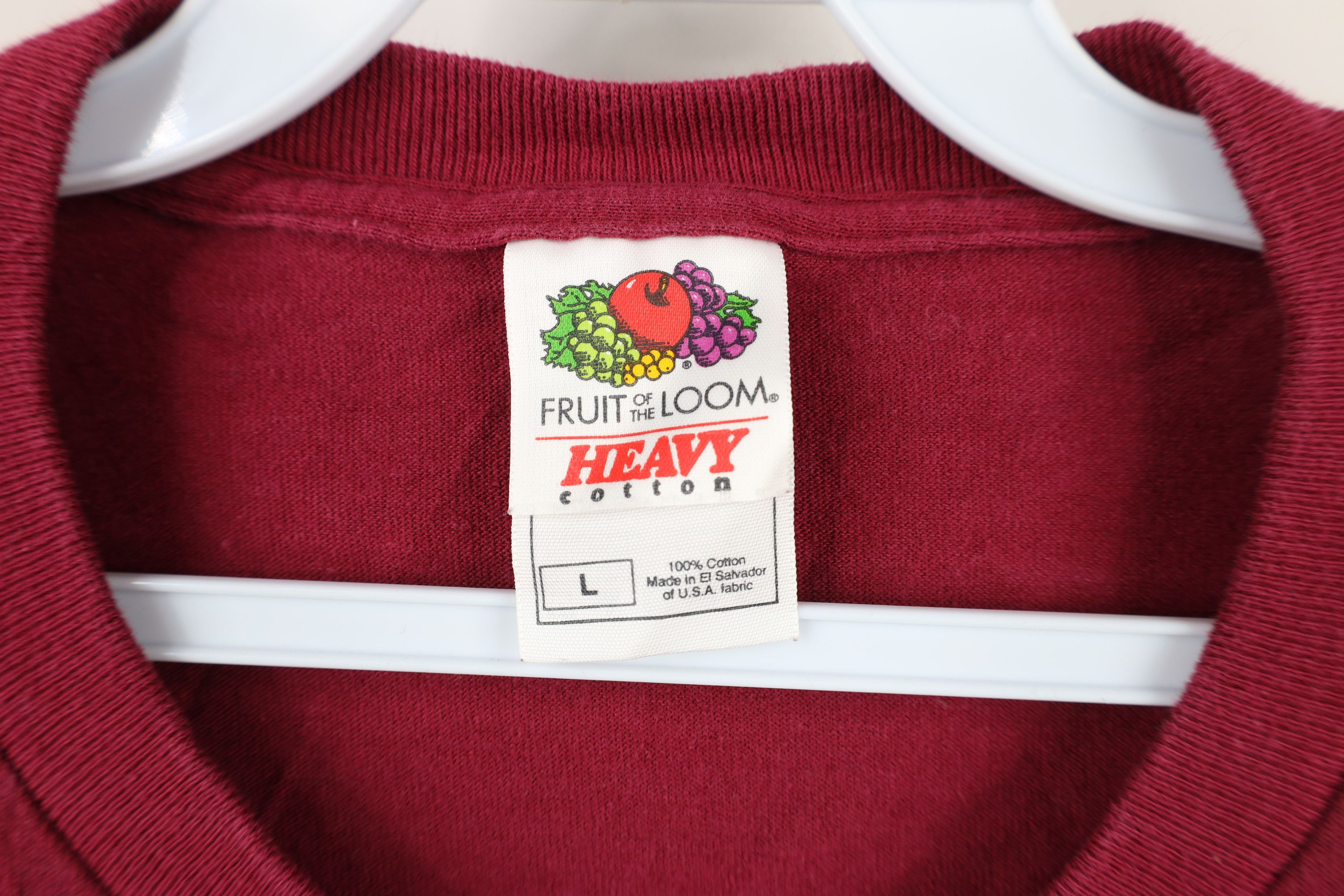 Vintage Vintage 90s Y2K Spell Out Abortion Kills Kids T-Shirt Maroon Size US L / EU 52-54 / 3 - 7 Thumbnail
