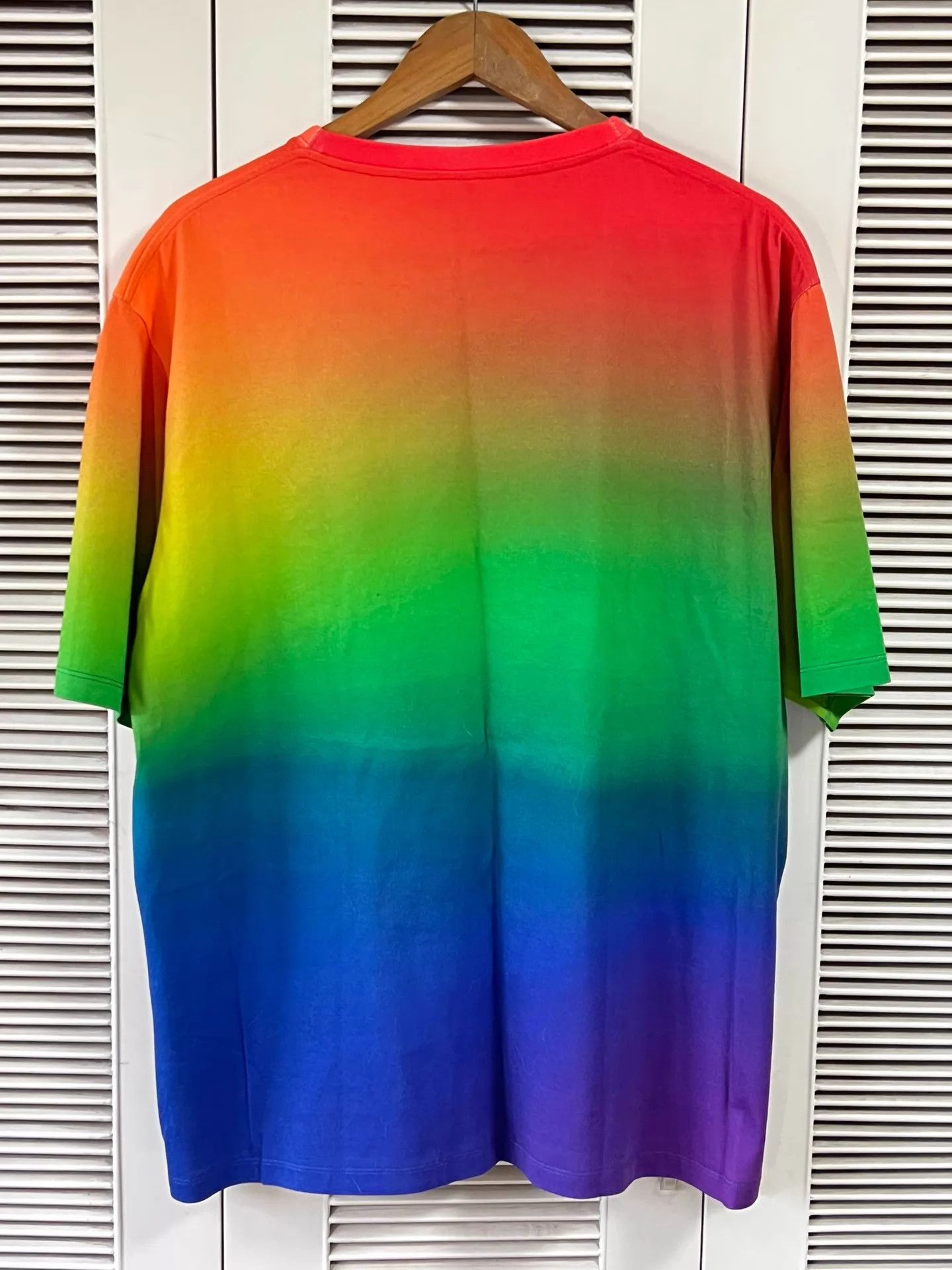 Loewe Loewe Rainbow Gradient Embossed Logo L Oversized T-shirt Size US L / EU 52-54 / 3 - 2 Thumbnail