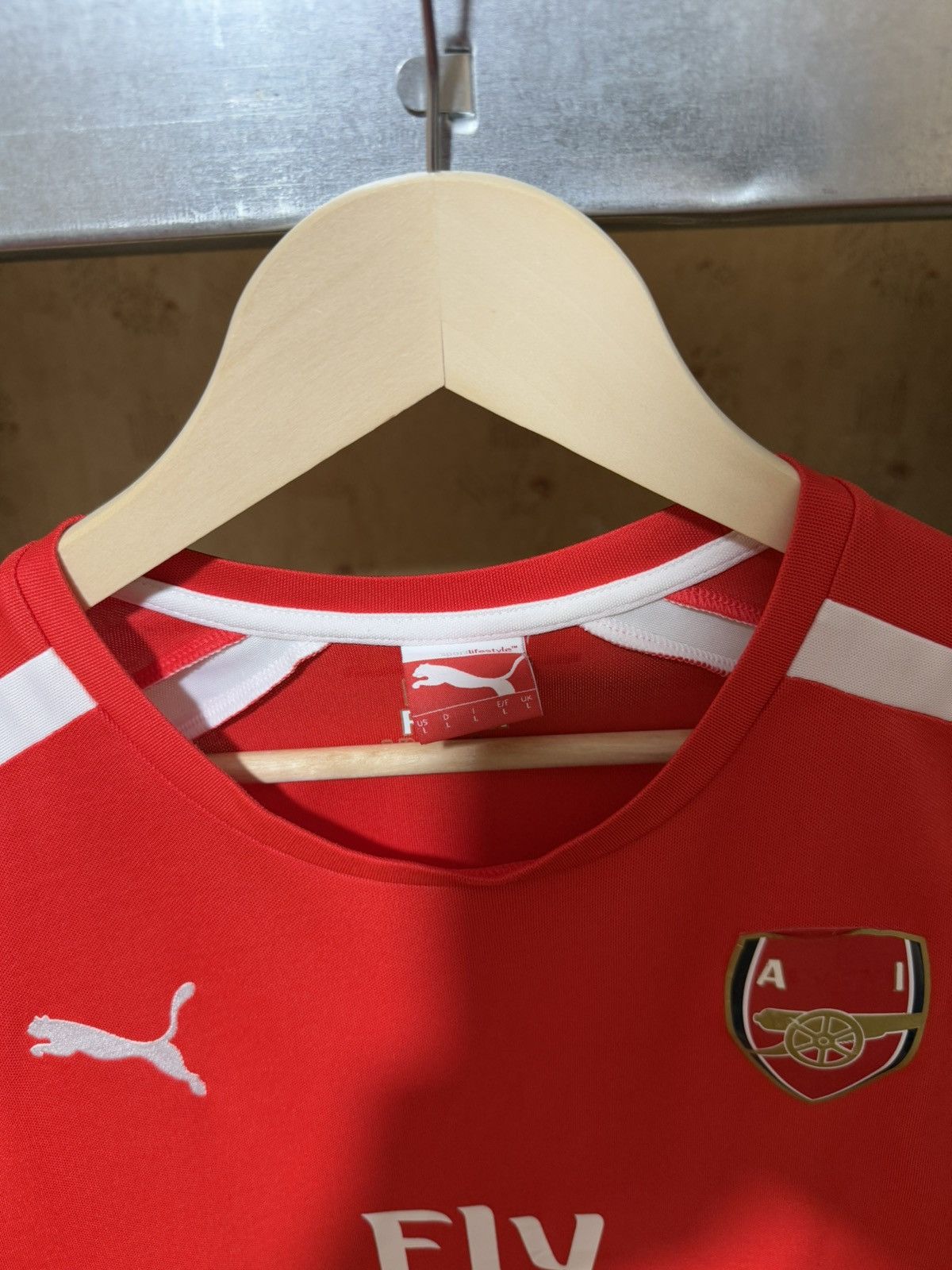 Puma × Vintage Vintage Puma Arsenal Home 2014 2015 Football Soccer Jersey Size US L / EU 52-54 / 3 - 6 Thumbnail