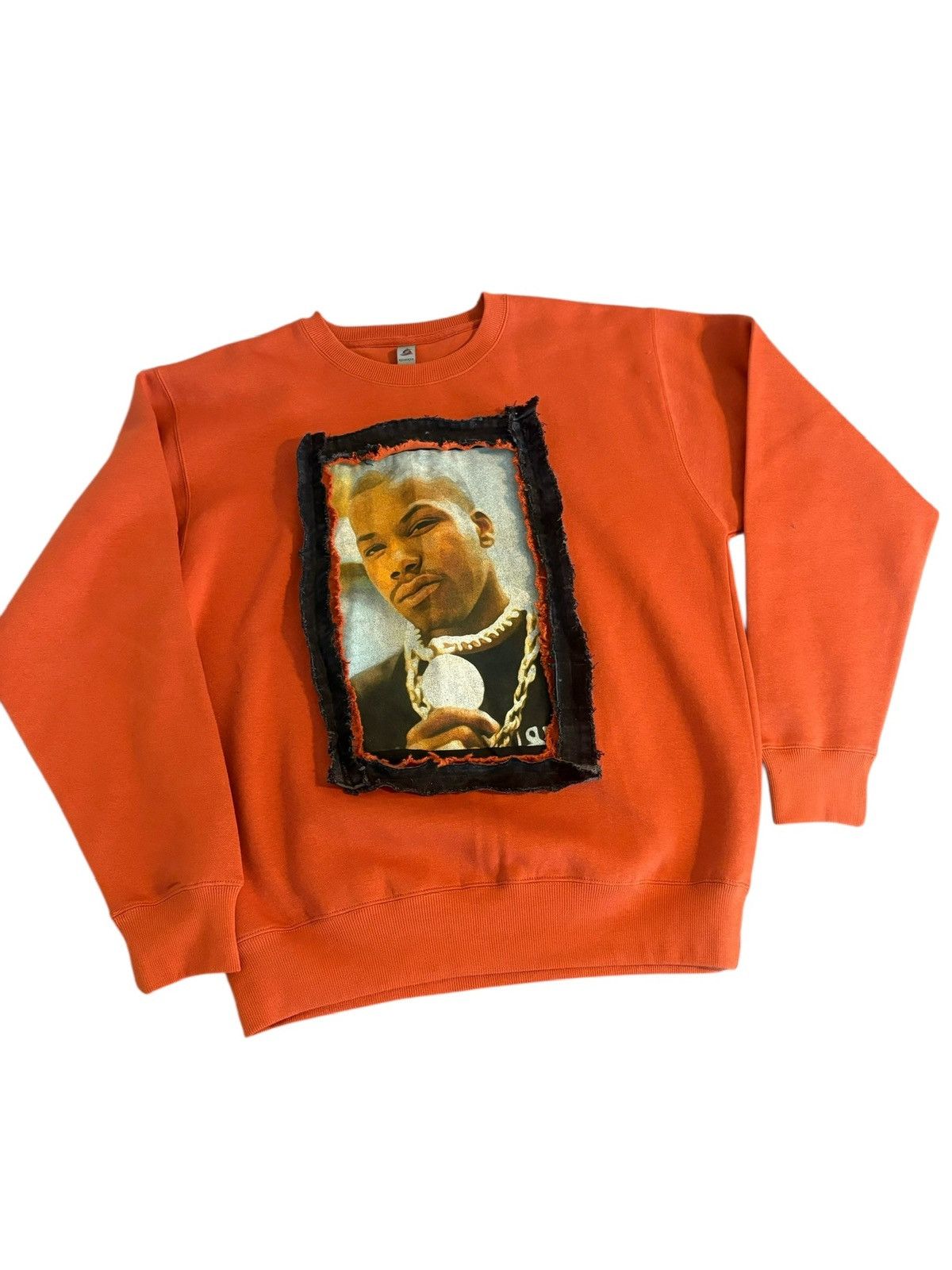 Other BANYARA Threads Custom Orange Crewneck – Hip-Hop Portrait Size US L / EU 52-54 / 3 - 1 Preview