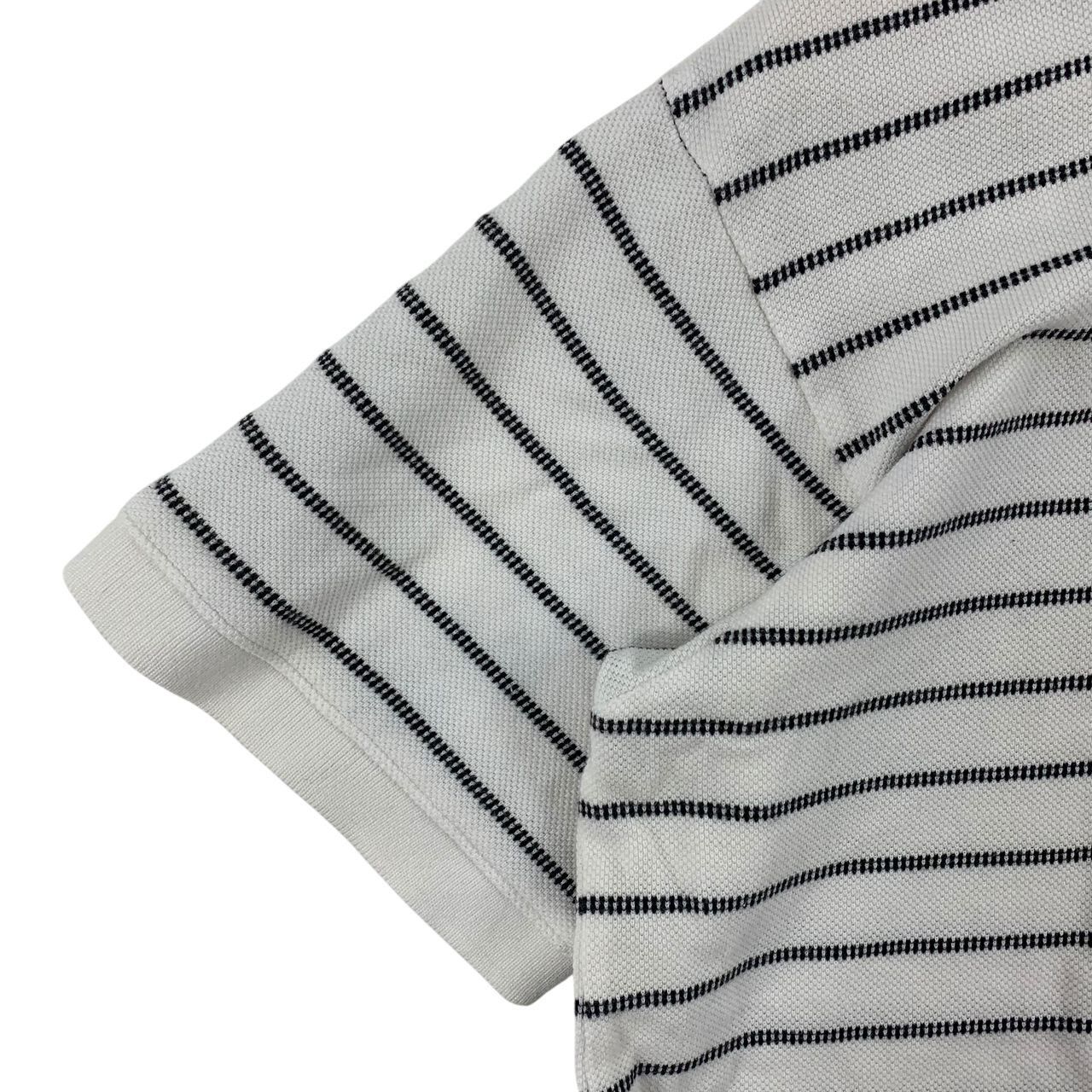 Designer × Issey Miyake × Japanese Brand IM PRODUCT By ISSEY MIYAKE Stripe Polo Tees Size US L / EU 52-54 / 3 - 7 Thumbnail