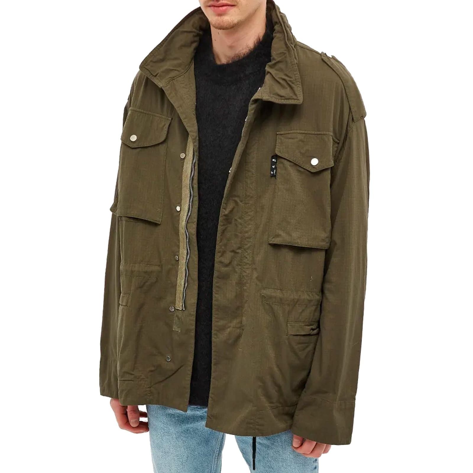 Off-White o1y0225 Jacket in Military Green Size US S / EU 44-46 / 1 - 2 Thumbnail