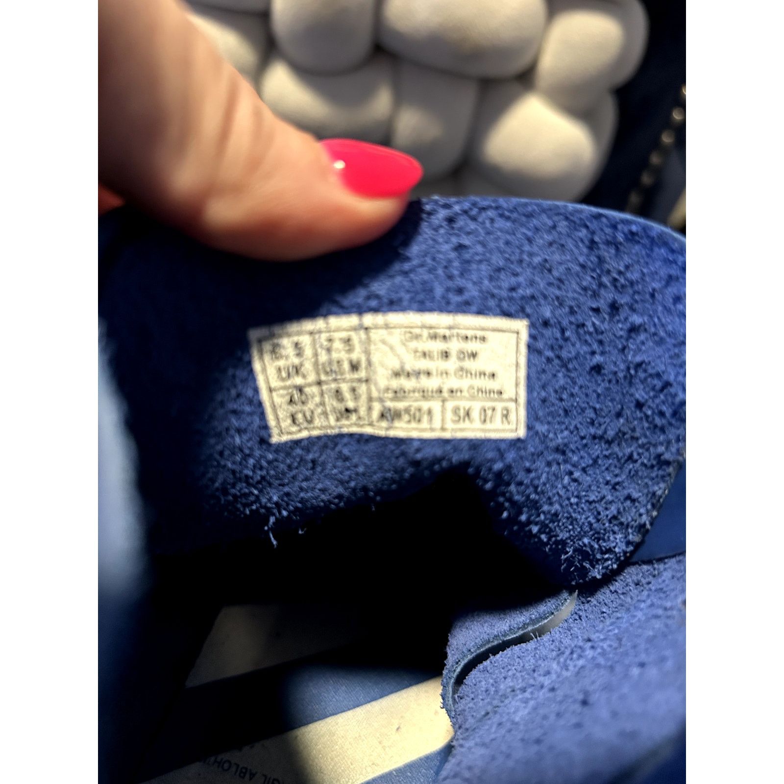 Dr. Martens Very Rare! Dr Martens x OffWhite Talib Blue size 8.5/EU 40 Size US 8.5 / IT 38.5 - 5 Thumbnail