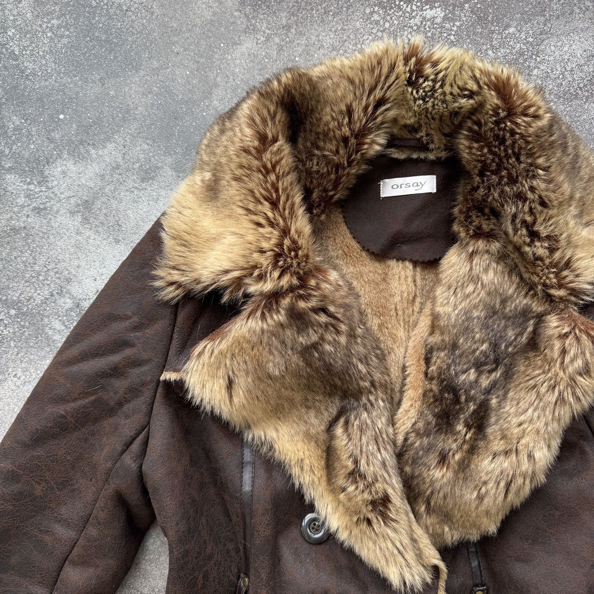 Hysteric Glamour Orsay Y2K Boho Vintage Faux Fur Sheepskin Style Coat Jacket Size M / US 6-8 / IT 42-44 - 4 Thumbnail