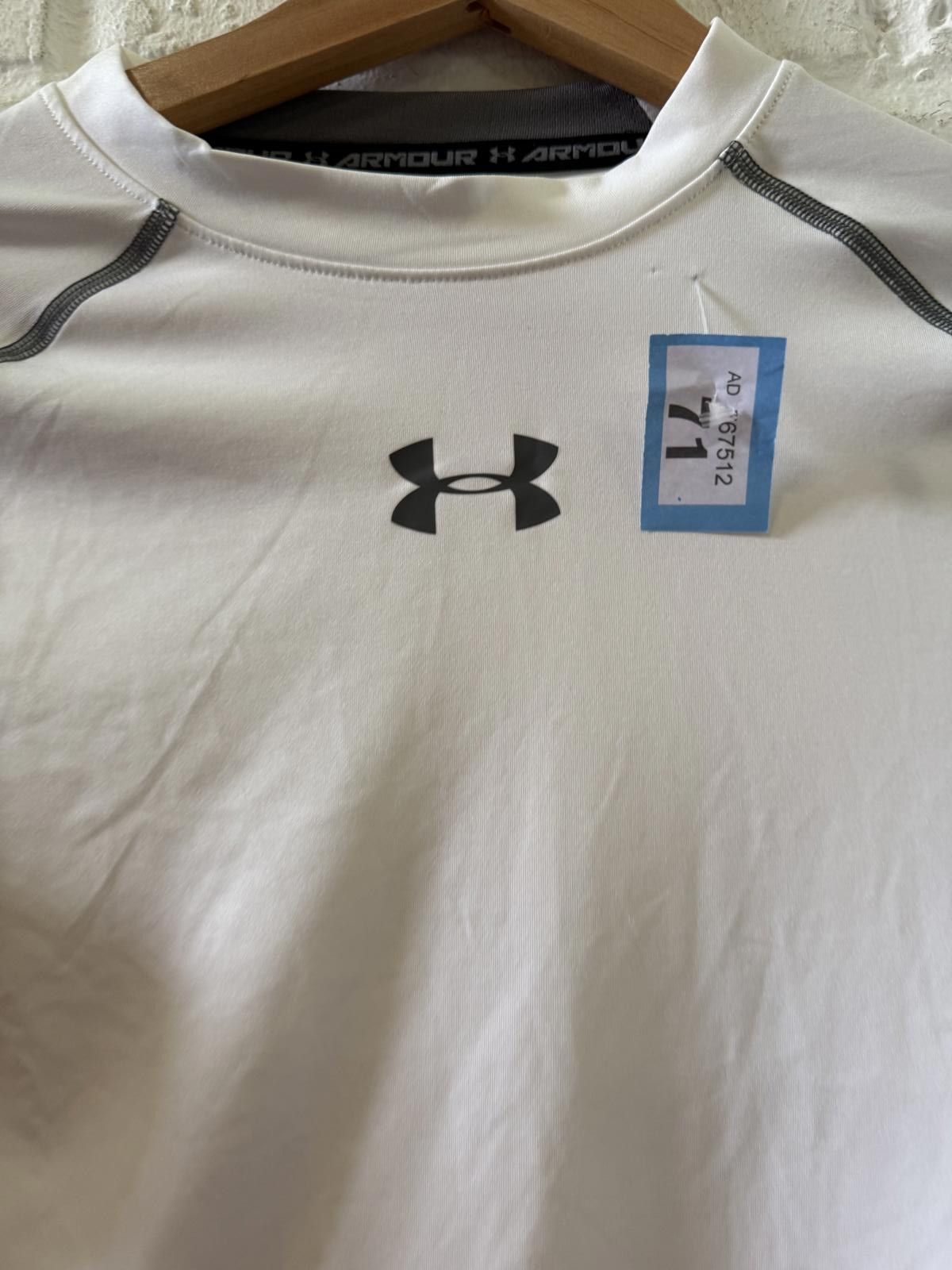 Under Armour Under Armour Men's Compression HeatGear T-Shirt White Size S Size US S / EU 44-46 / 1 - 1 Thumbnail