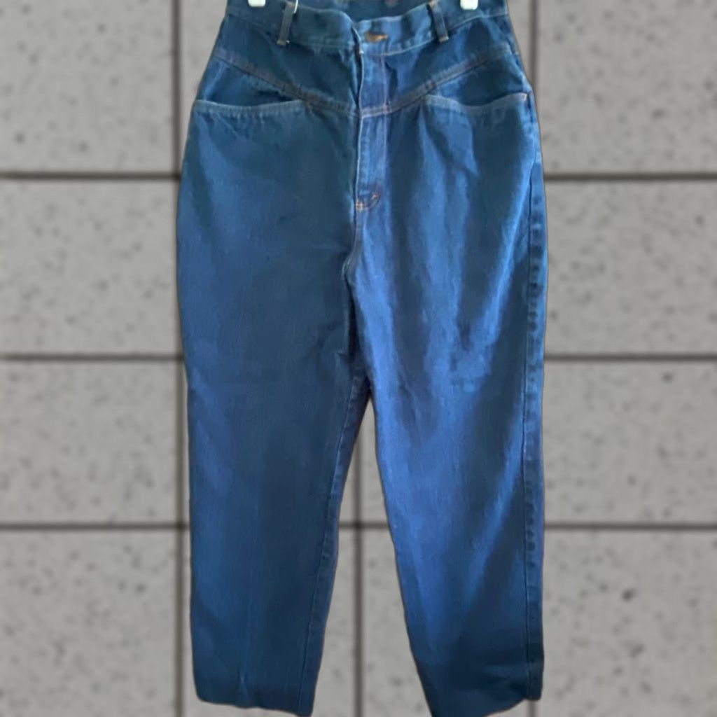 Vintage VINTAGE Denim Republic High Rise Waist Jeans Sz 15/16 Mom Tapered Blue Denim Republic Jeans Women Regular 15/16 Vtg Size 36" / US 14 / IT 50 - 1 Thumbnail