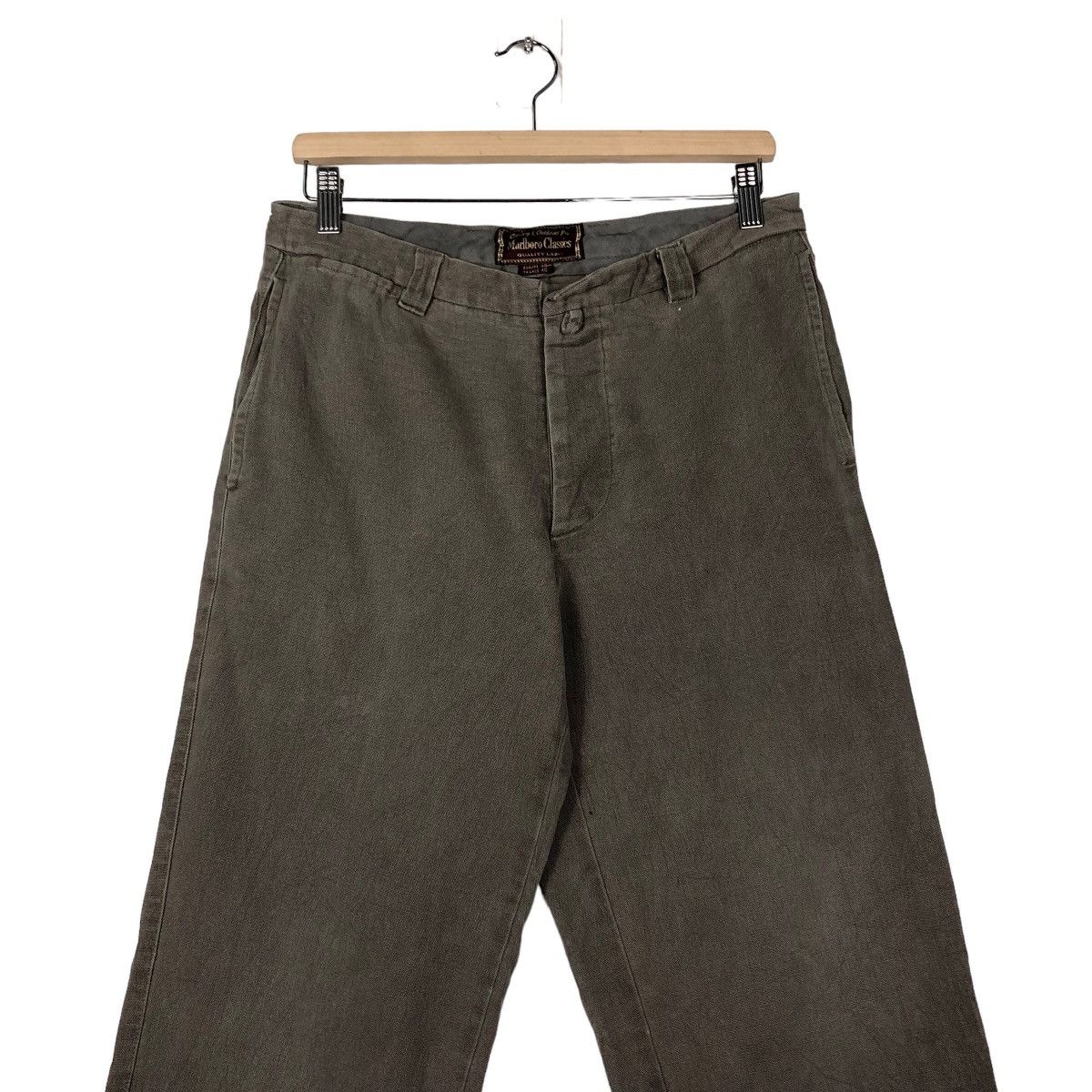 Japanese Brand 🔥Rich Grey - Vintage Marlboro Classic Trousers Size US 32 / EU 48 - 4 Thumbnail
