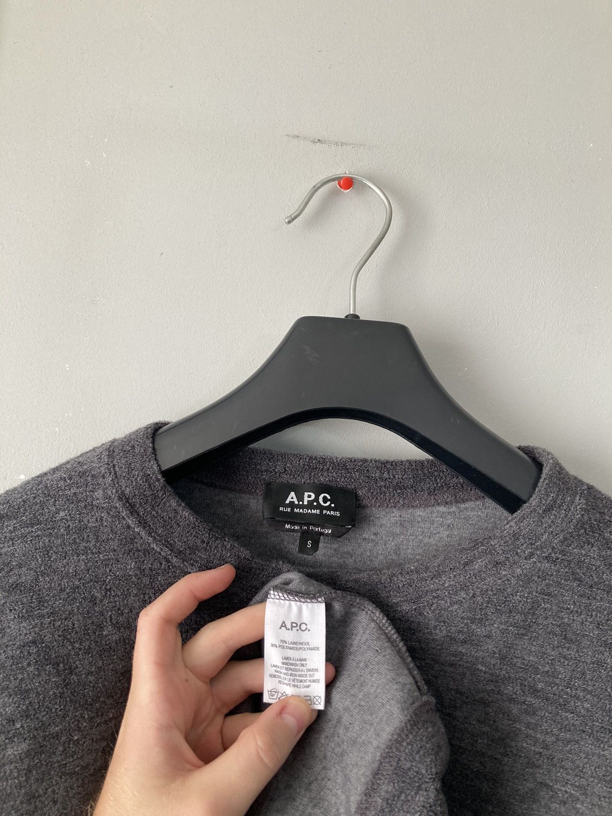 A.P.C. × Vintage A.P.C Wool warm knitwear sweater S y2k luxury drip old money Size US S / EU 44-46 / 1 - 6 Thumbnail