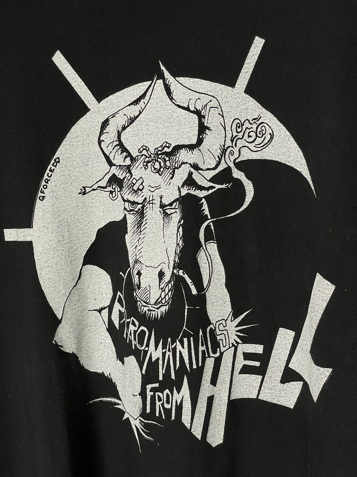 Band Tees × Vintage Vintage pyromaniacs from hell band t shirt y2k singlestitch Size US L / EU 52-54 / 3 - 9 Thumbnail