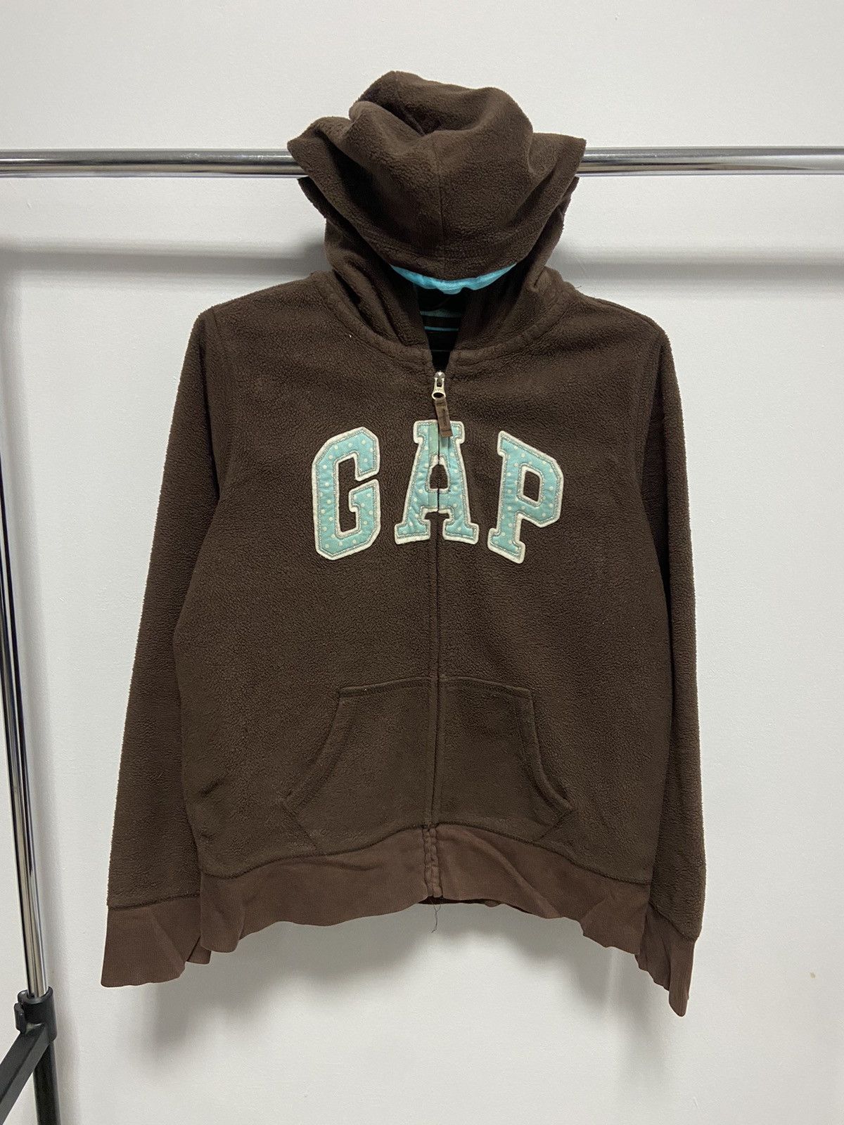 Gap × Vintage Gap Hoodie Vintage Big zip Logo Spell Out Size M / US 6-8 / IT 42-44 - 1 Thumbnail