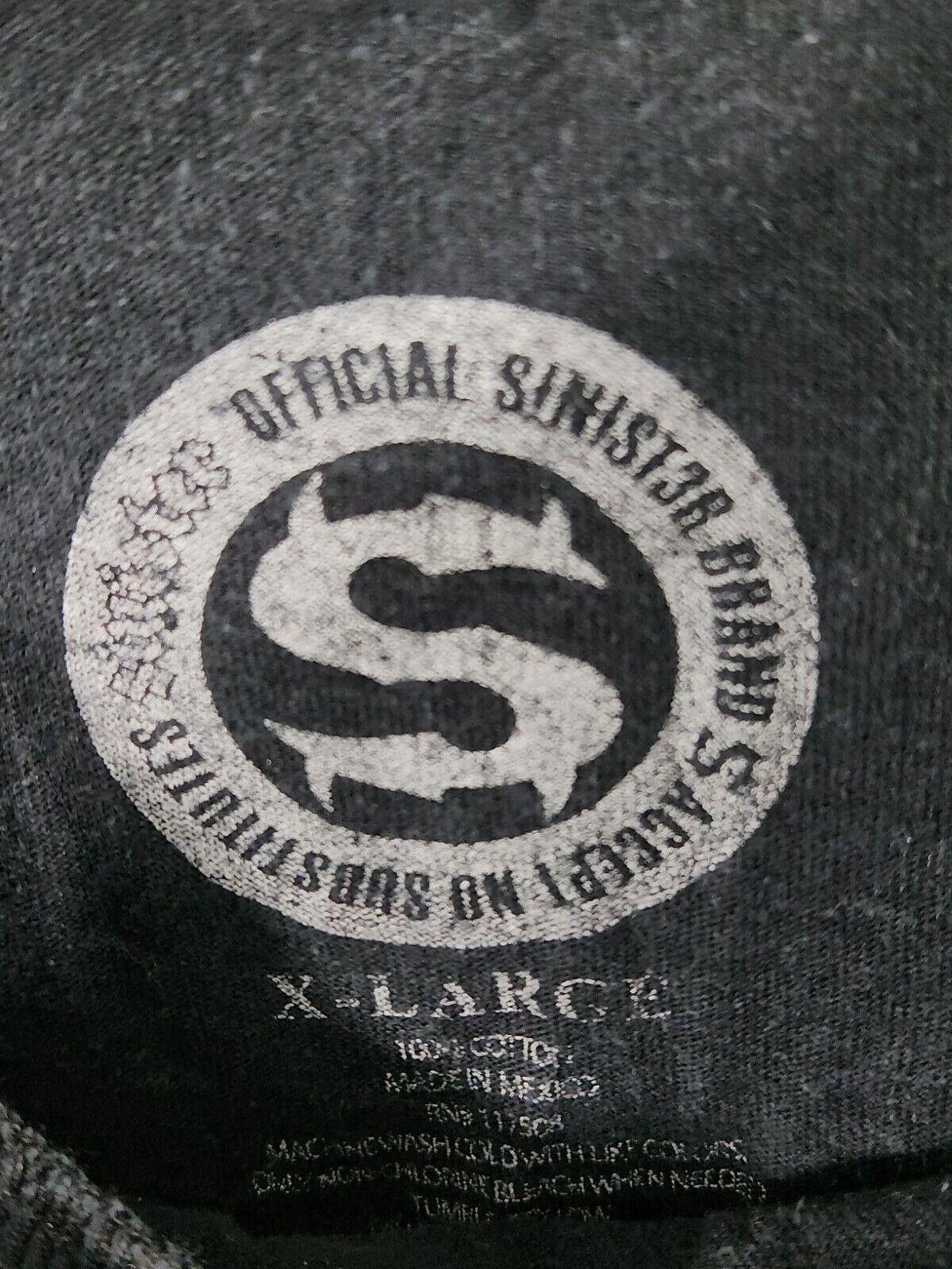 Swingster Official Sinister Brand Tshirt Size XL Big Skull Graphic Size US XL / EU 56 / 4 - 3 Thumbnail