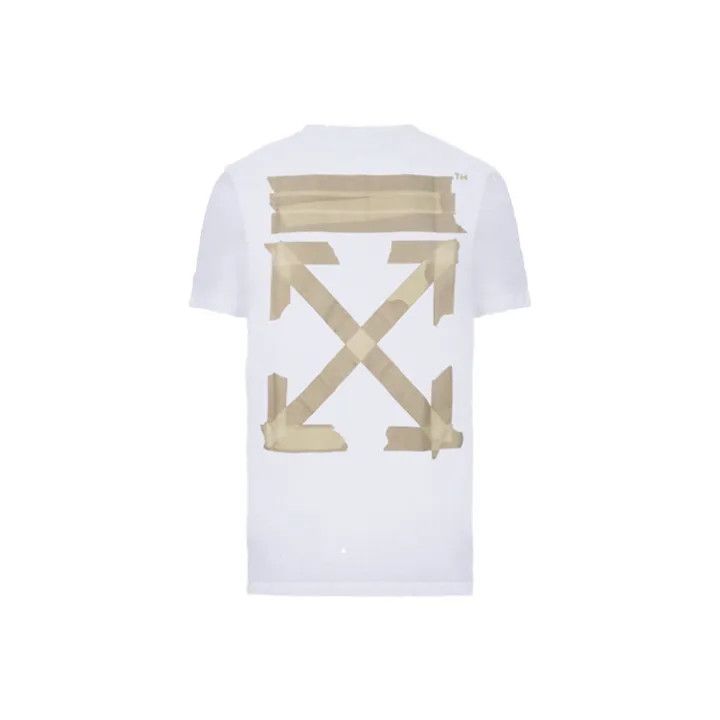 Off-White Off-White White Tape Graphic T-Shirt 0079 Size US S / EU 44-46 / 1 - 1 Thumbnail