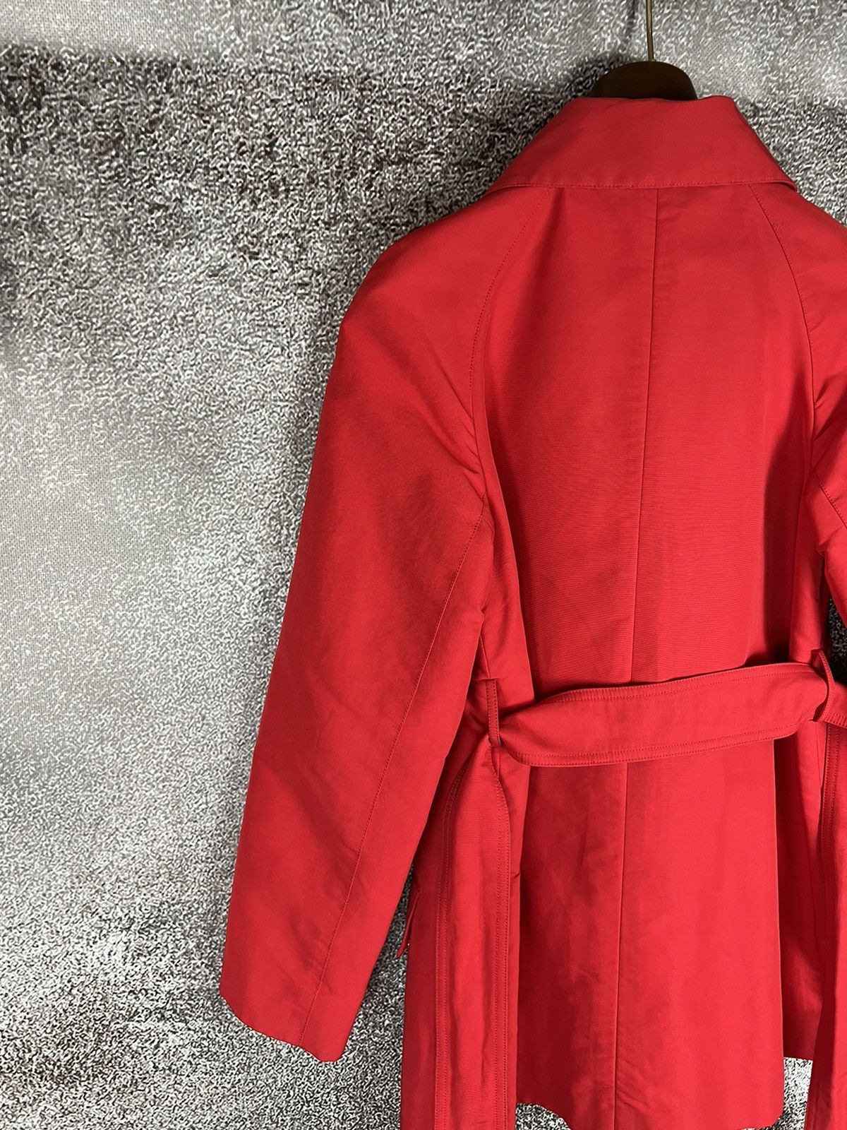 Designer × Dolce & Gabbana Dolce & Gabbana Red Polka dot Trench Coat Made in Italy Size S / US 4 / IT 40 - 13 Thumbnail