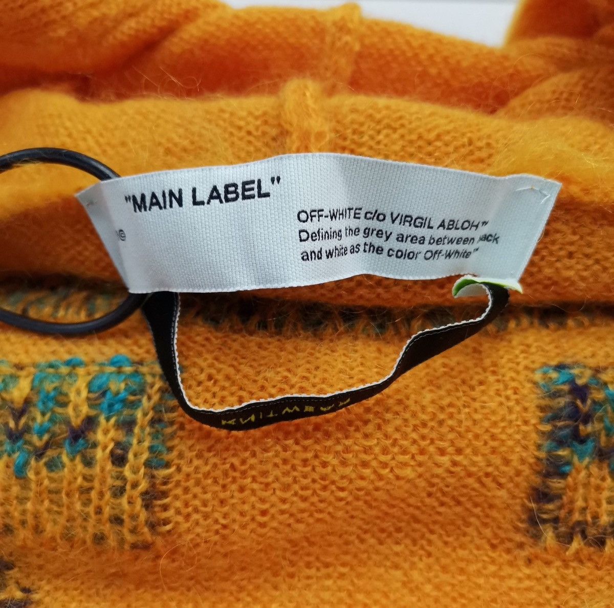 Off-White OFF-WHITE Brushed Arrows Mohair Zip Up Hoodie Size US XS / EU 42 / 0 - 6 Thumbnail