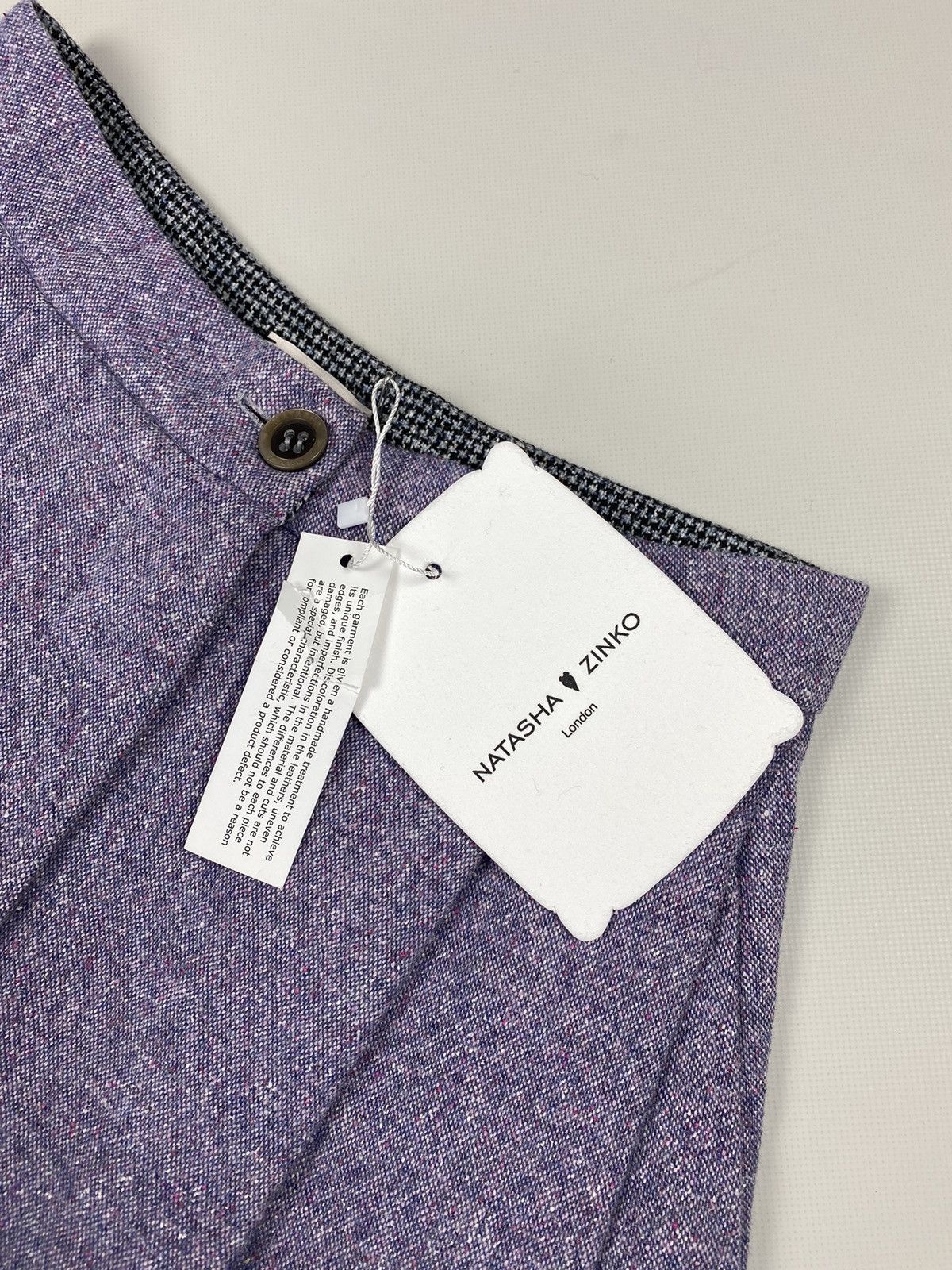 Designer × Natasha Zinko BNWT! Natasha Zinko ladies wool blend high rise shorts Size 25" / US 0 / IT 36 - 11 Thumbnail