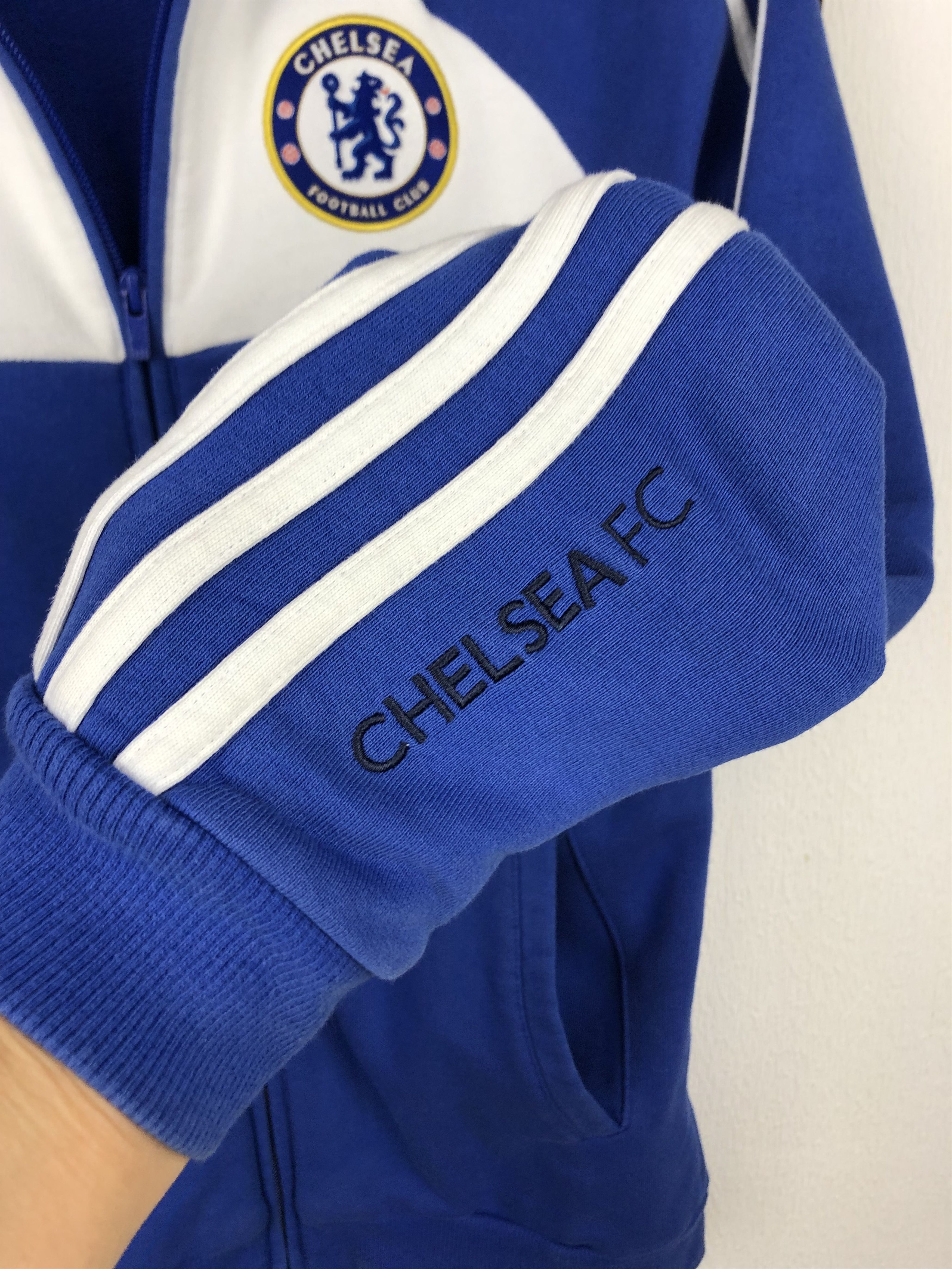 Adidas Vintage Adidas Chelsea Football Jacket Soccer Track Top Mens Size US M / EU 48-50 / 2 - 4 Thumbnail