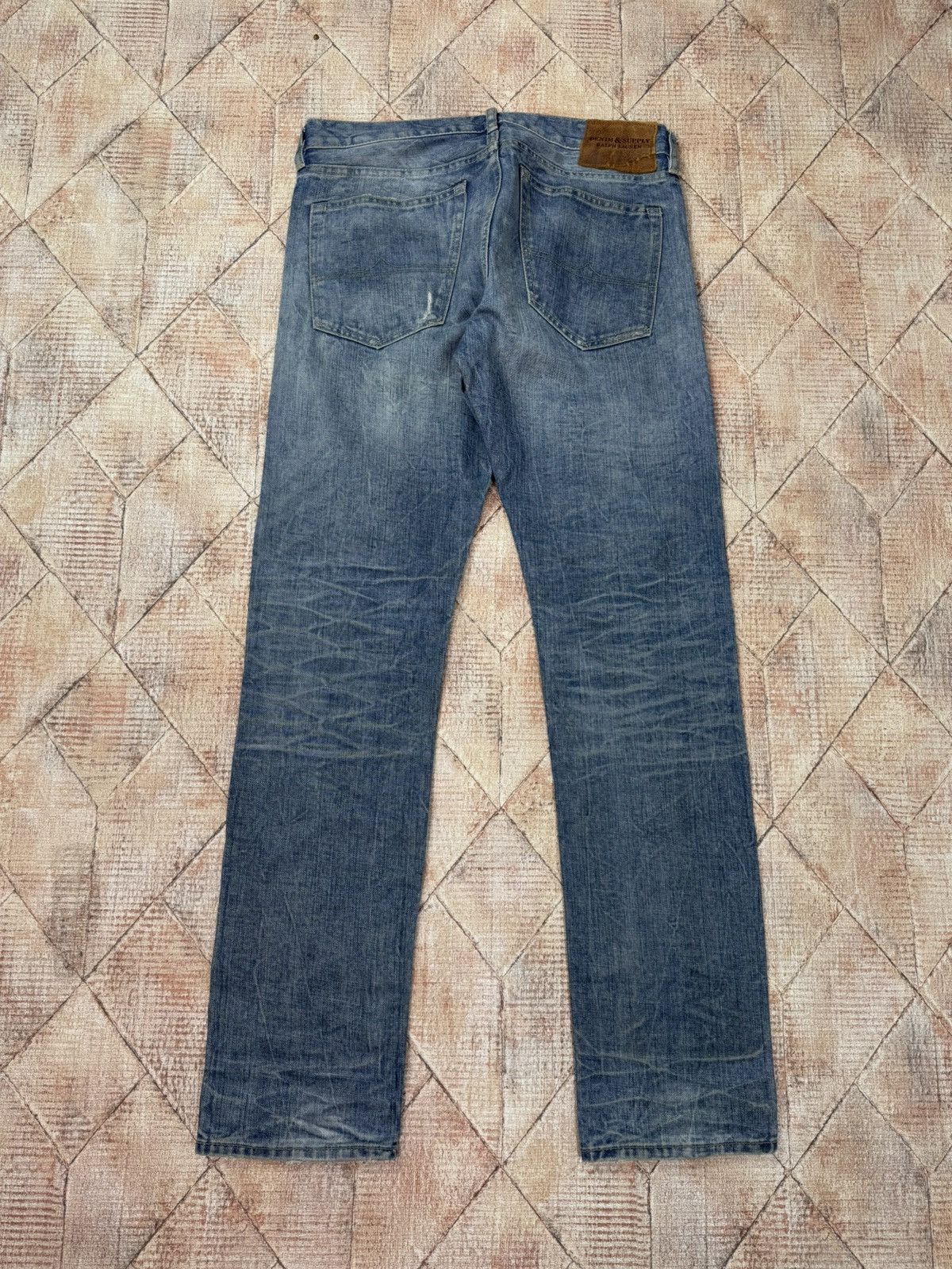 Denim & Supply Ralph Lauren × Ralph Lauren Polo Ralph Denim & Supply Slim Raw Blue Washed Denim 32/34 Size US 32 / EU 48 - 2 Thumbnail