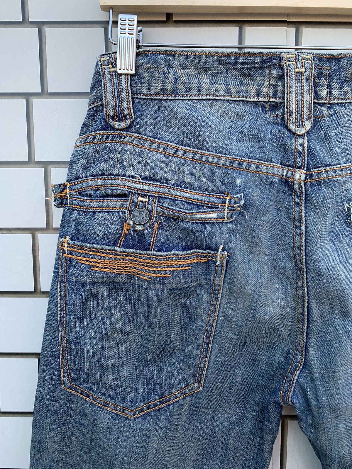 If Six Was Nine × Taverniti Japanese Brand Taverniti by Jimmy Taverniti Distressed Denim Size US 32 / EU 48 - 15 Thumbnail