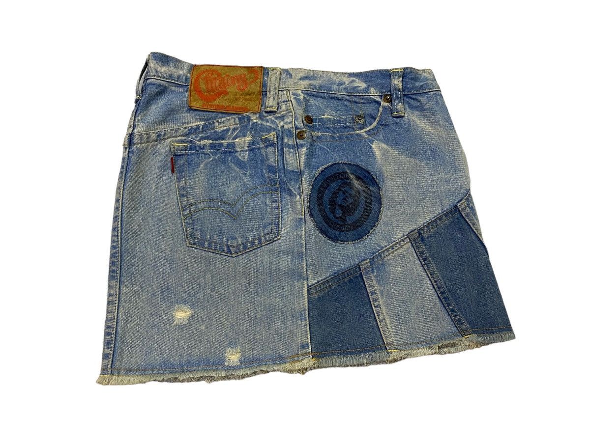 Hysteric Glamour Hysteric Glamour Patchwork Denim Mini Skirt Size 30" / US 8 / IT 44 - 18 Thumbnail
