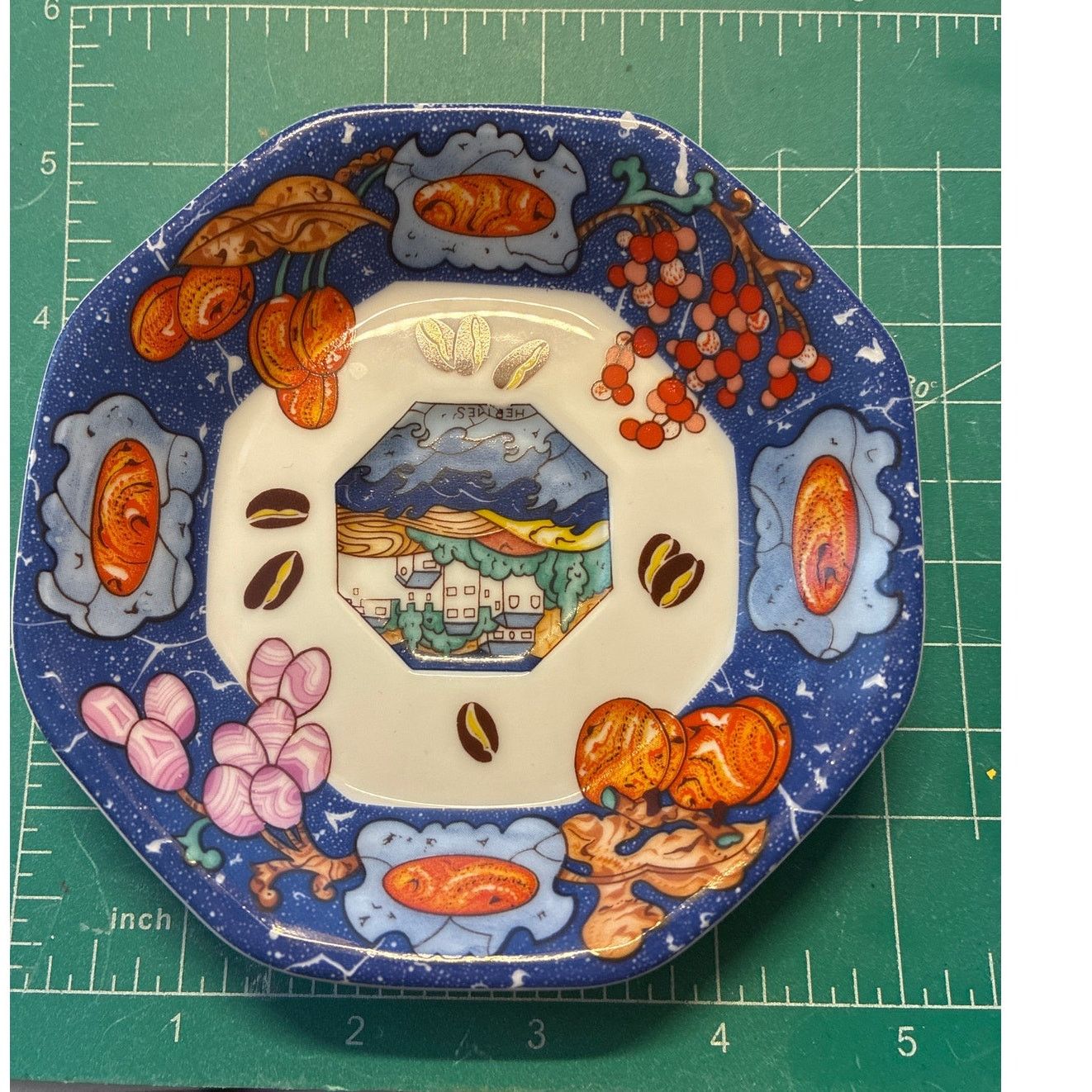 Hermes HERMÈS "Marqueterie de Pierres" Demitasse Saucer Porcelain Size ONE SIZE - 6 Thumbnail