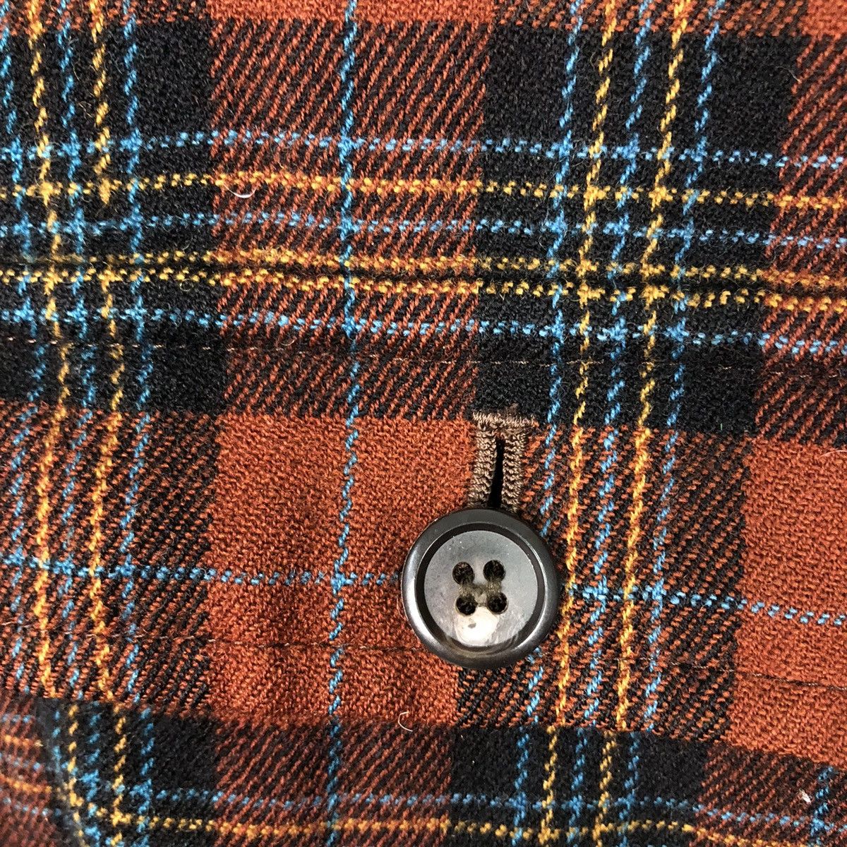Japanese Brand 📌Vintage Wool Jacket Tartan Design Devanray Issey Miyake Size US M / EU 48-50 / 2 - 18 Thumbnail