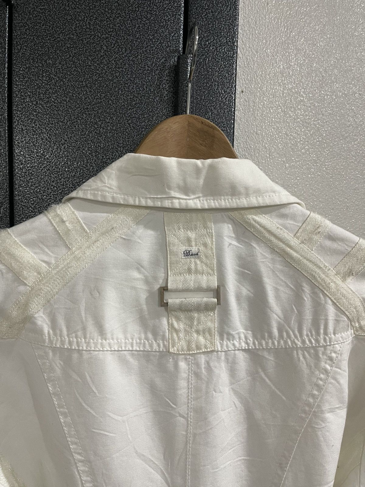Diesel Diesel Parachute White Jacket Size M / US 6-8 / IT 42-44 - 14 Thumbnail