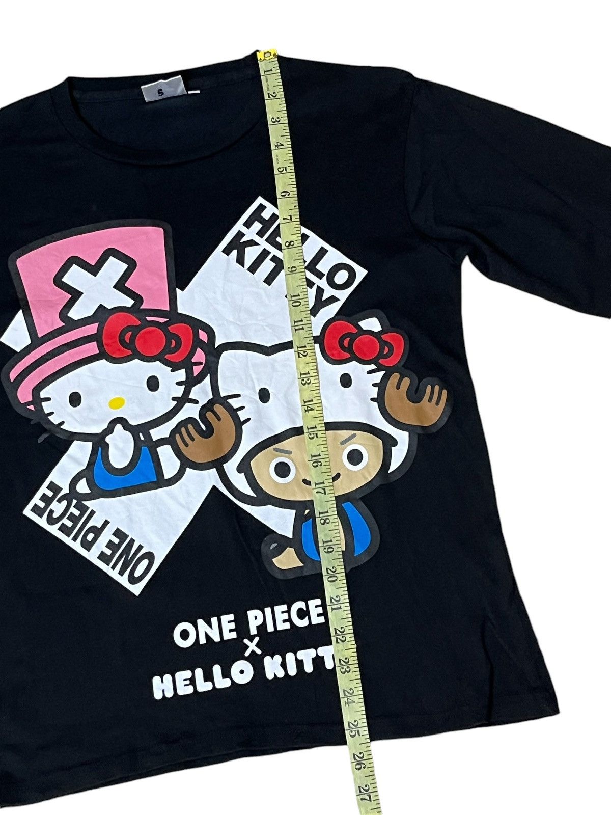 Anime VINTAGE Y2K HELLO KITTY X ONE PIECE SANRIO L/S T SHIRT Size US L / EU 52-54 / 3 - 8 Thumbnail