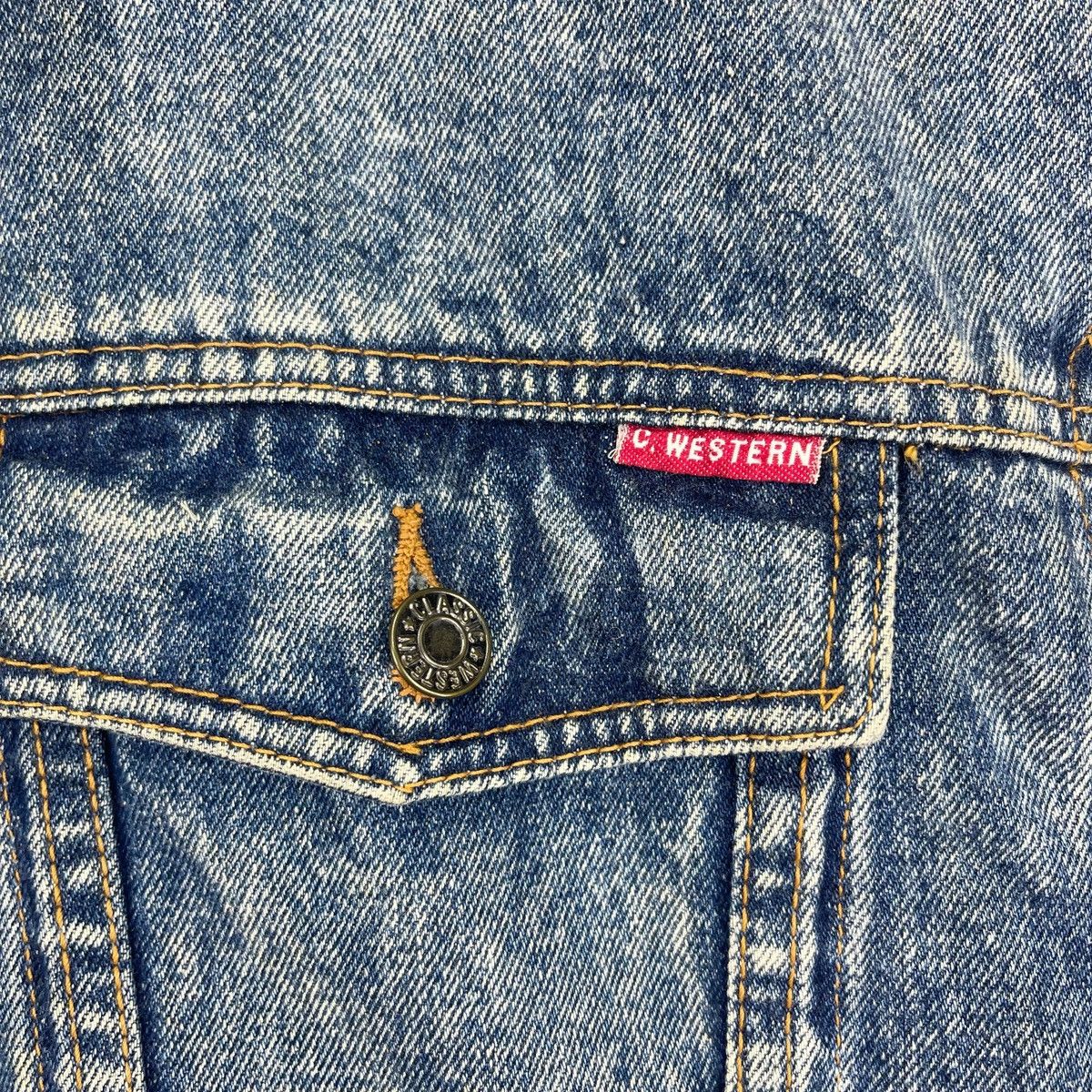 Vintage Classic western Denim Trucker Jacket Size US M / EU 48-50 / 2 - 6 Thumbnail