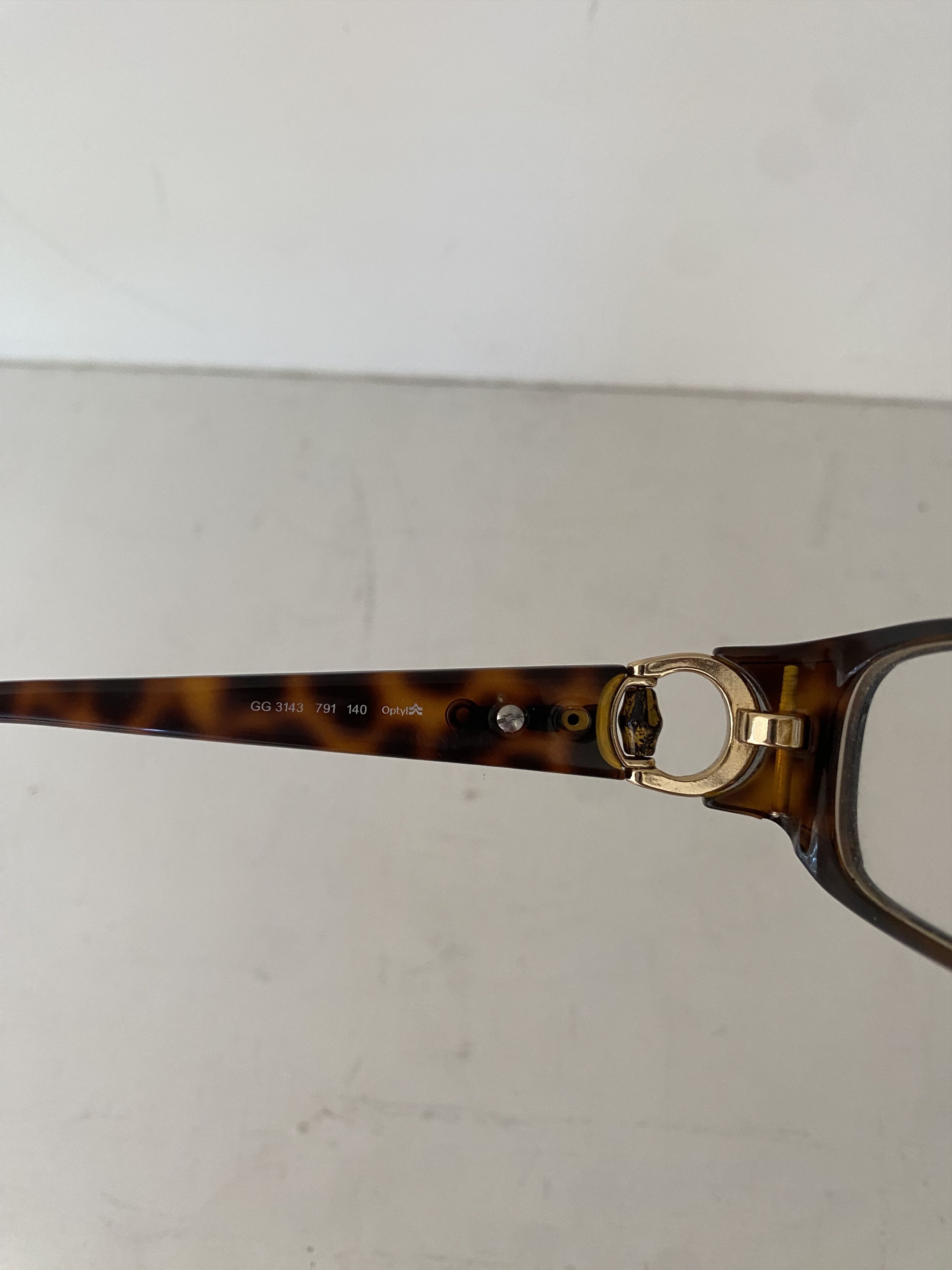 Gucci Vintage Gucci GG 3143 791 Tortoise Glasses Size ONE SIZE - 6 Thumbnail