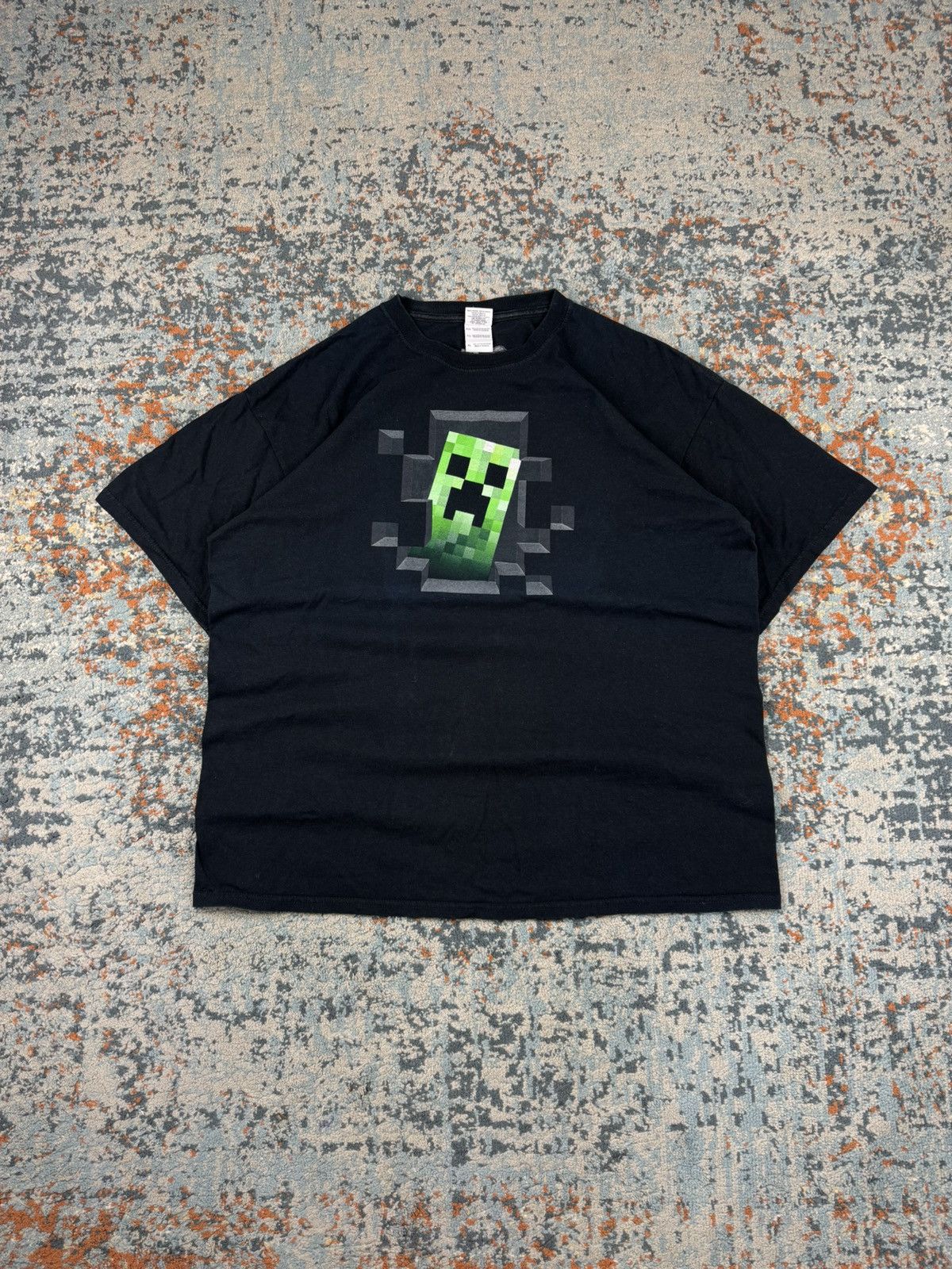 Vintage Vintage 00s Minecraft mojang creeper video game promo tee Size US XL / EU 56 / 4 - 1 Thumbnail