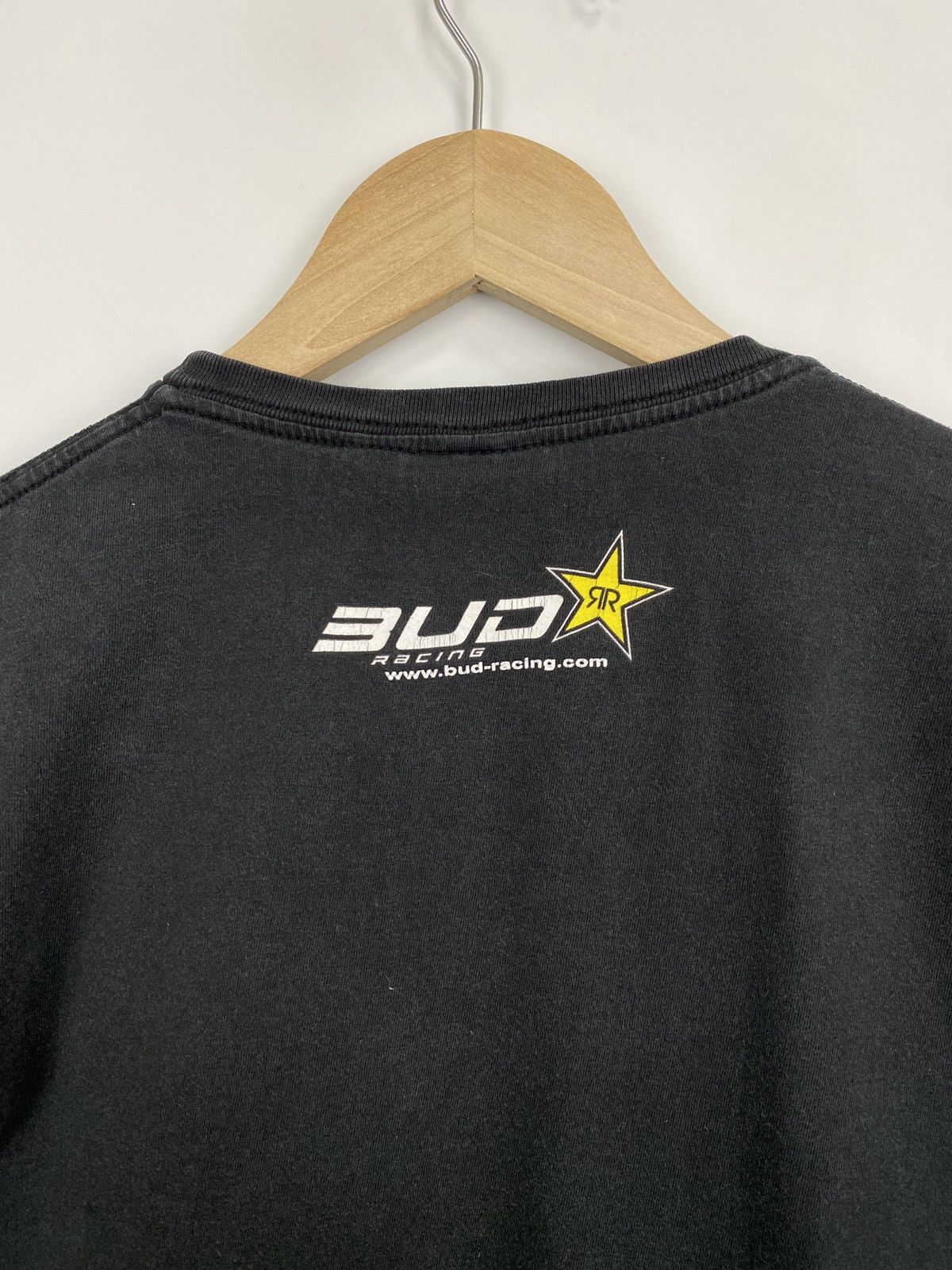 Rockstar Energy 🇺🇸 Vintage Y2K Bud Racing Rockstar Energy Drink T-Shirt Rare Size US M / EU 48-50 / 2 - 7 Thumbnail