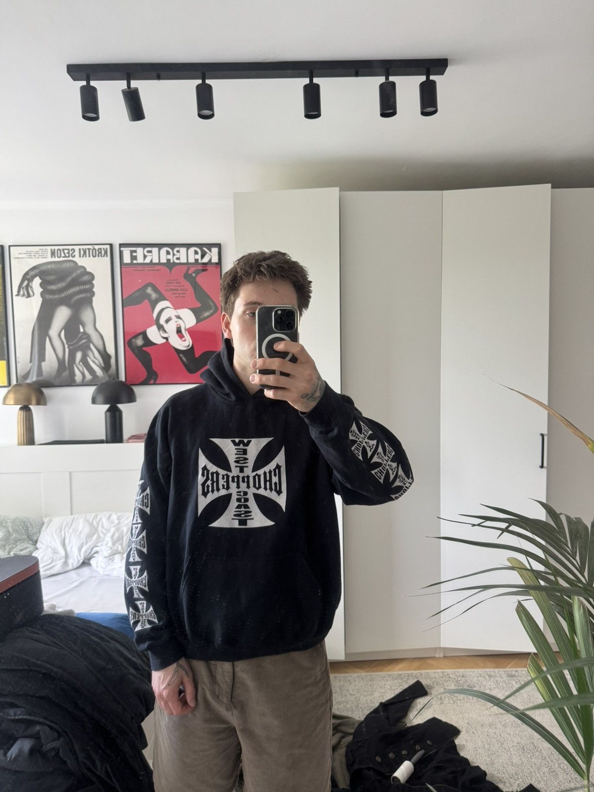 West Coast Choppers Vintage West Coast Choppers Hoodie Very Rare Y2k Hype Black Size US XL / EU 56 / 4 - 6 Thumbnail