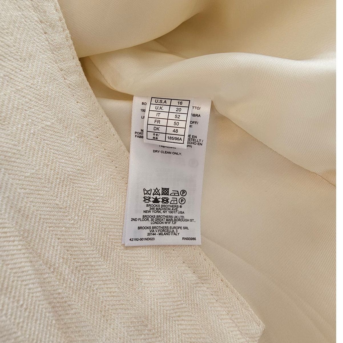 Brooks Brothers Brooks Brothers Lanificio Campore Pure Linen Shirt Dress 16 Size XXL / US 16-18 / IT 52-54 - 12 Thumbnail