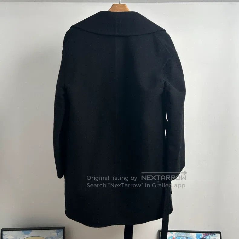 Hermes Hermes Black Cashmere Belted Coat Size XXS / US 00 / IT 34 - 2 Thumbnail