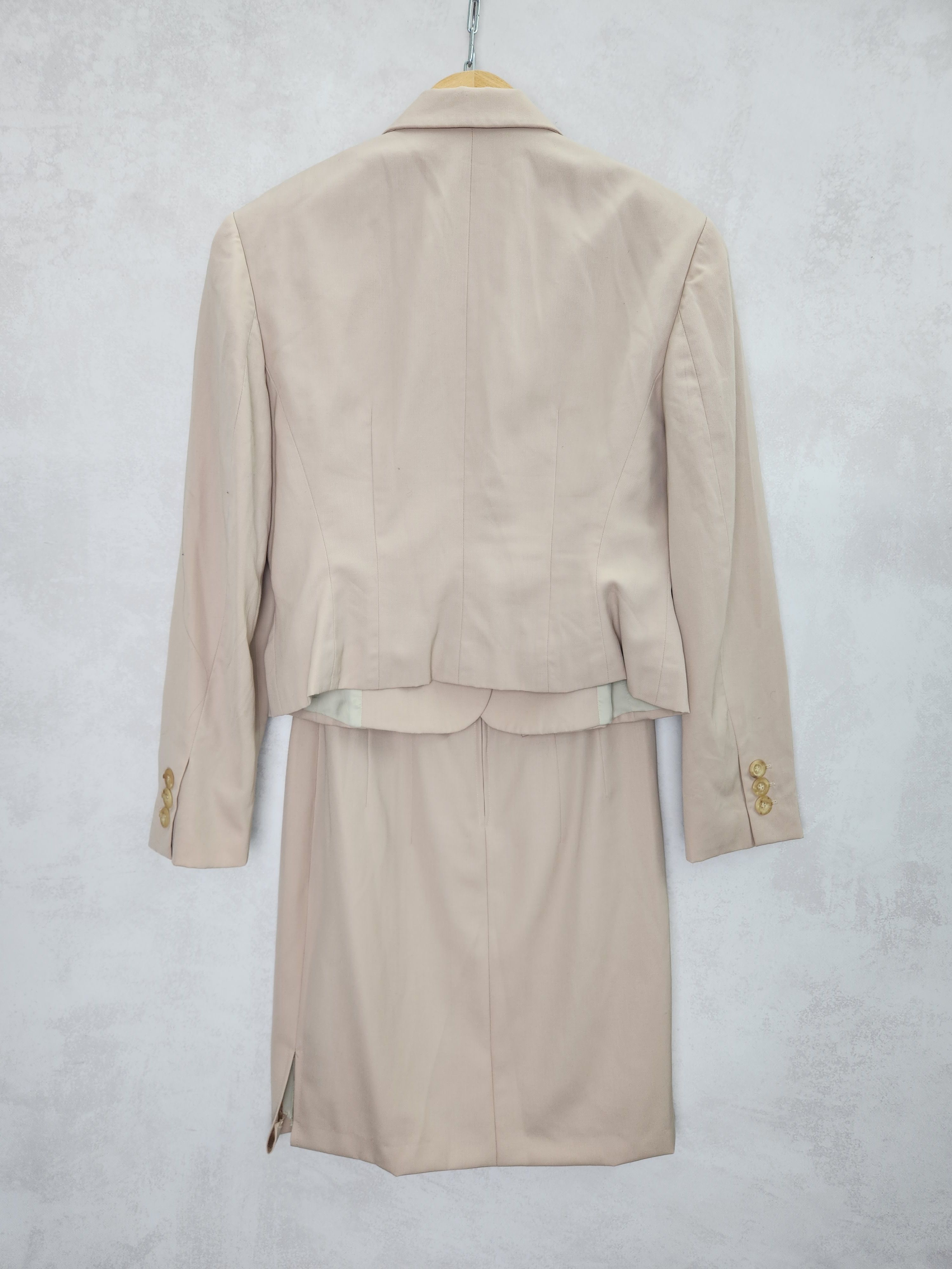 Jil Sander Jil Sander + beige viscose suit blazer skirt size 38 Size M / US 6-8 / IT 42-44 - 10 Thumbnail
