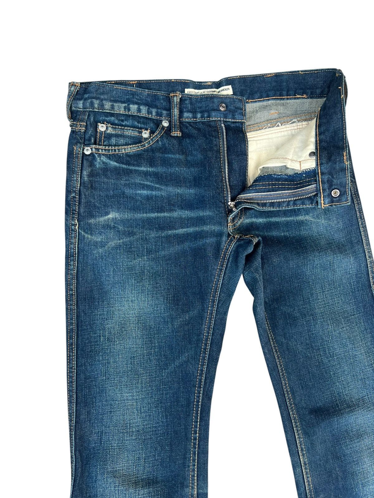 Cosmic Wonder Cosmic Wonder Japan Faded Denim Flare Jeans Size US 29 - 8 Thumbnail