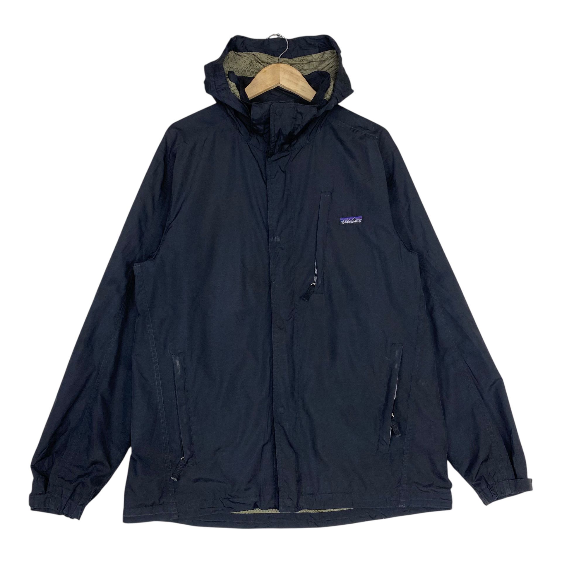 Patagonia 💥 PATAGONIA ECO 6POCKET RAIN SHELL ZIPPER JACKET Size US L / EU 52-54 / 3 - 5 Thumbnail