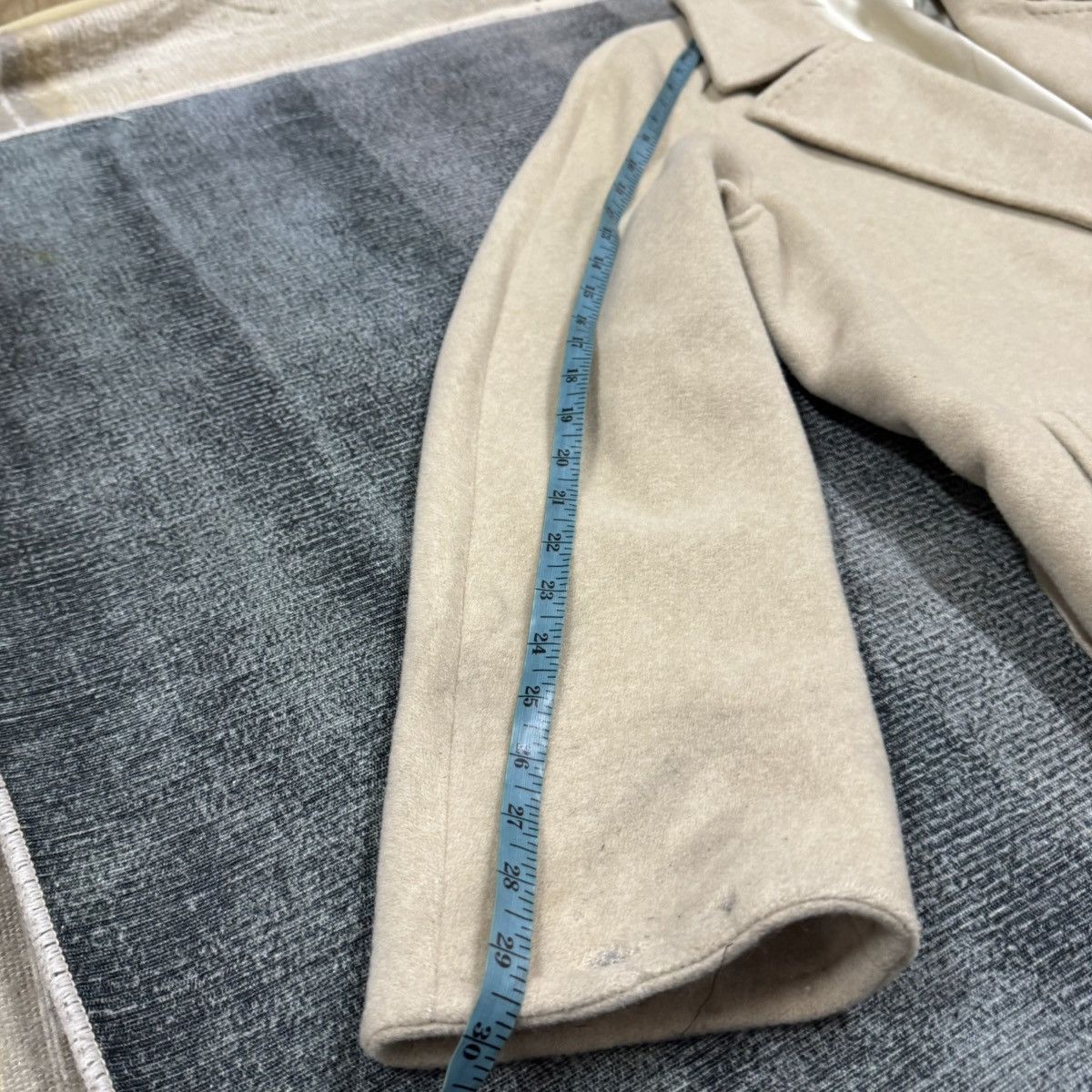 Giorgio Armani I Blues Tie-Belt Twill Coat Jacket *Only For Japan Release* Size US XS / EU 42 / 0 - 24 Thumbnail